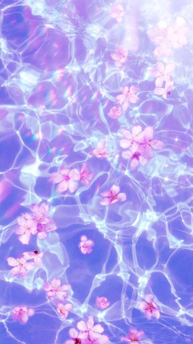 water flowers wallpaper