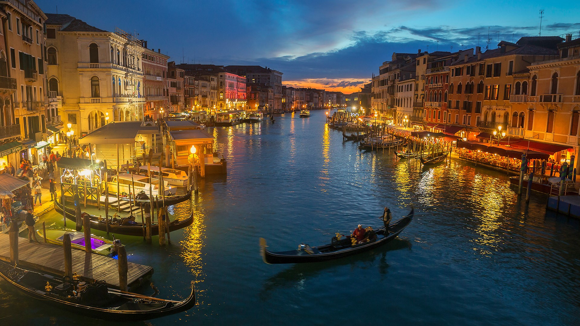 Grande Canal in Venice, Italy