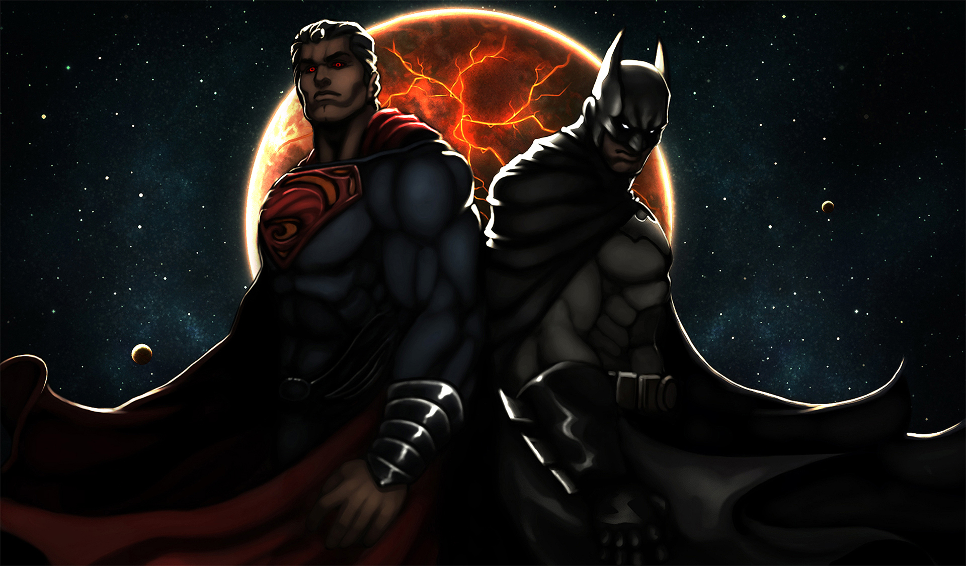 Download Moon Night Superman Batman
