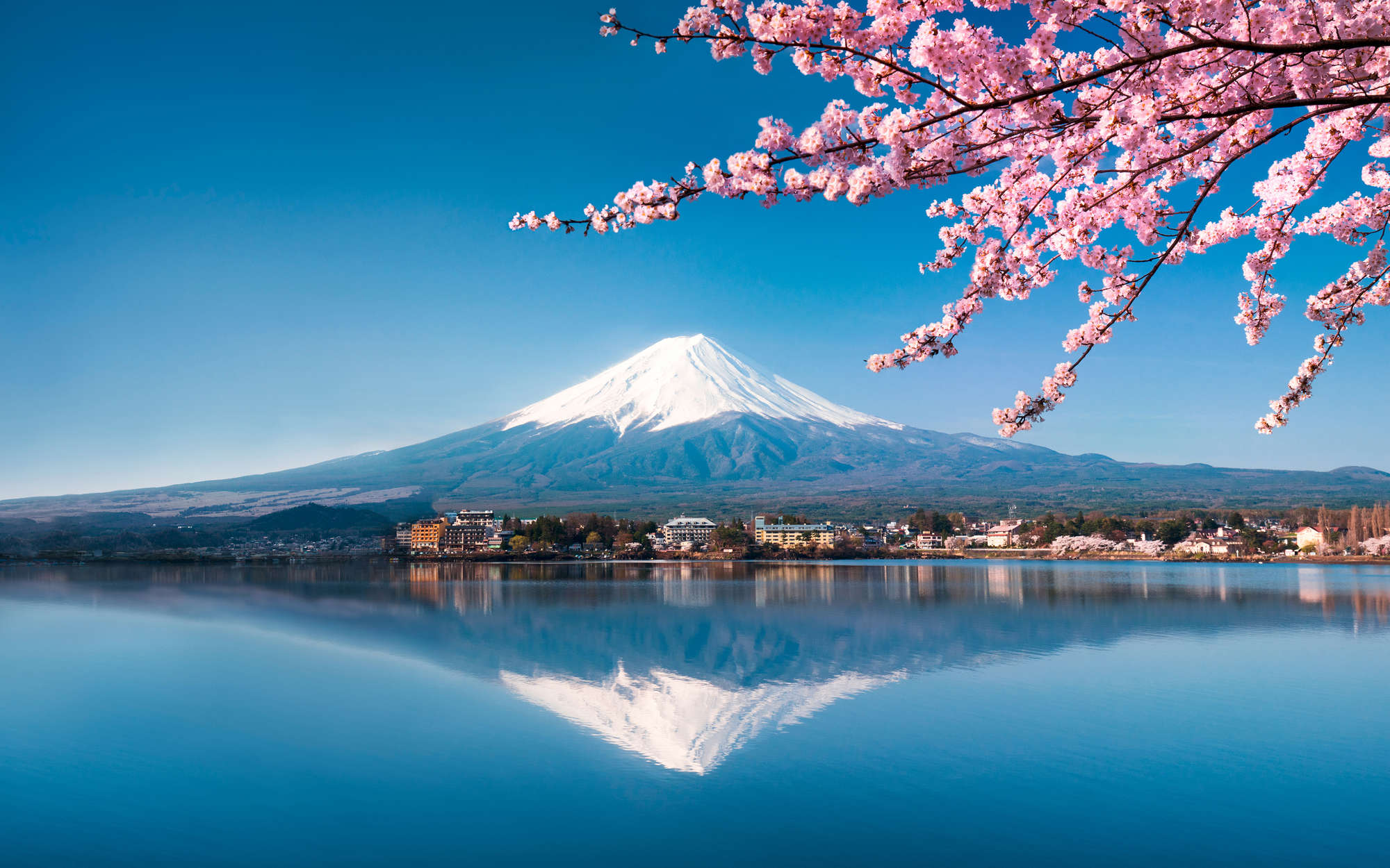 Photo wallpaper Volcano Fuji