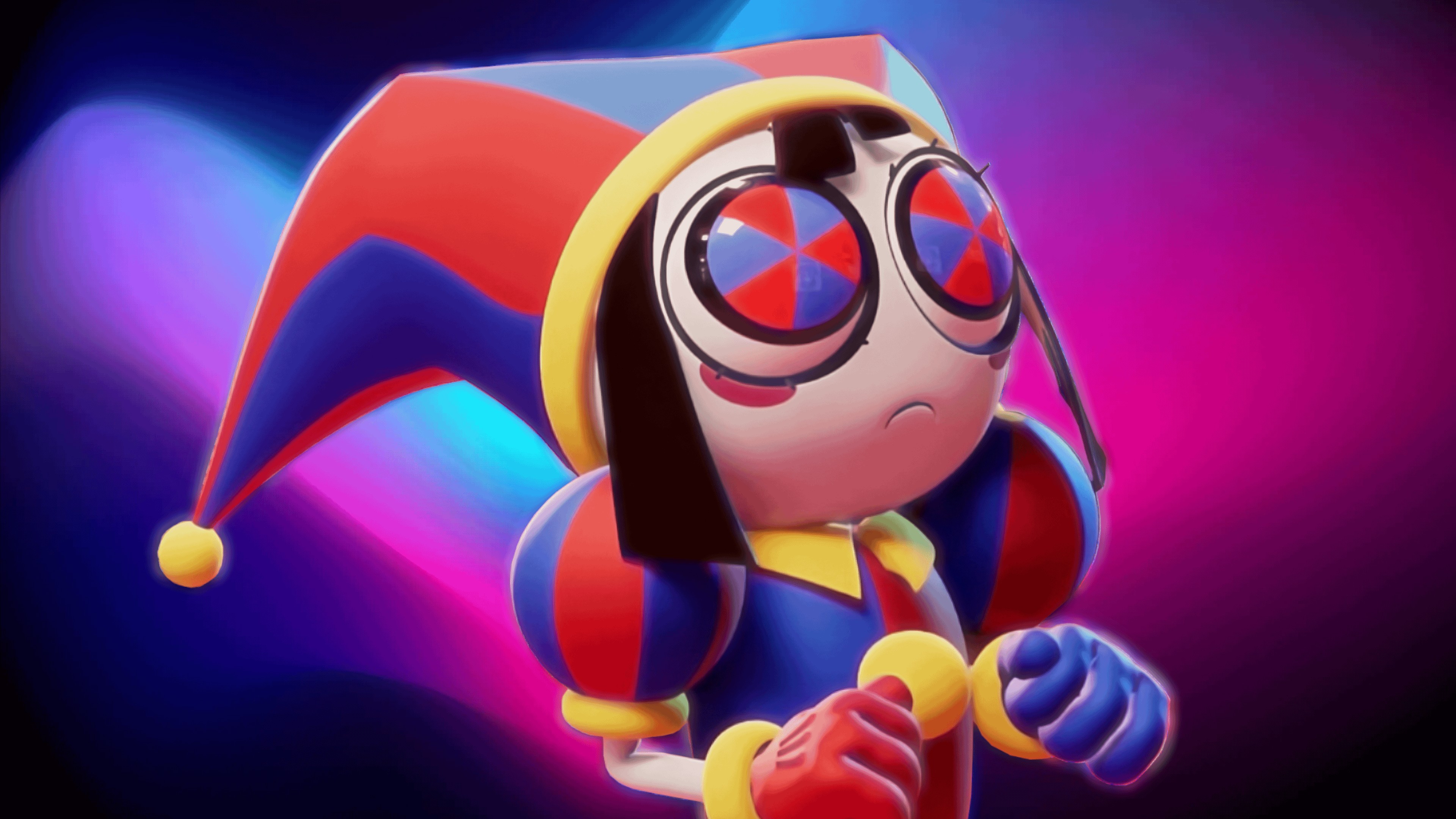 Pomni Wallpaper Free Background