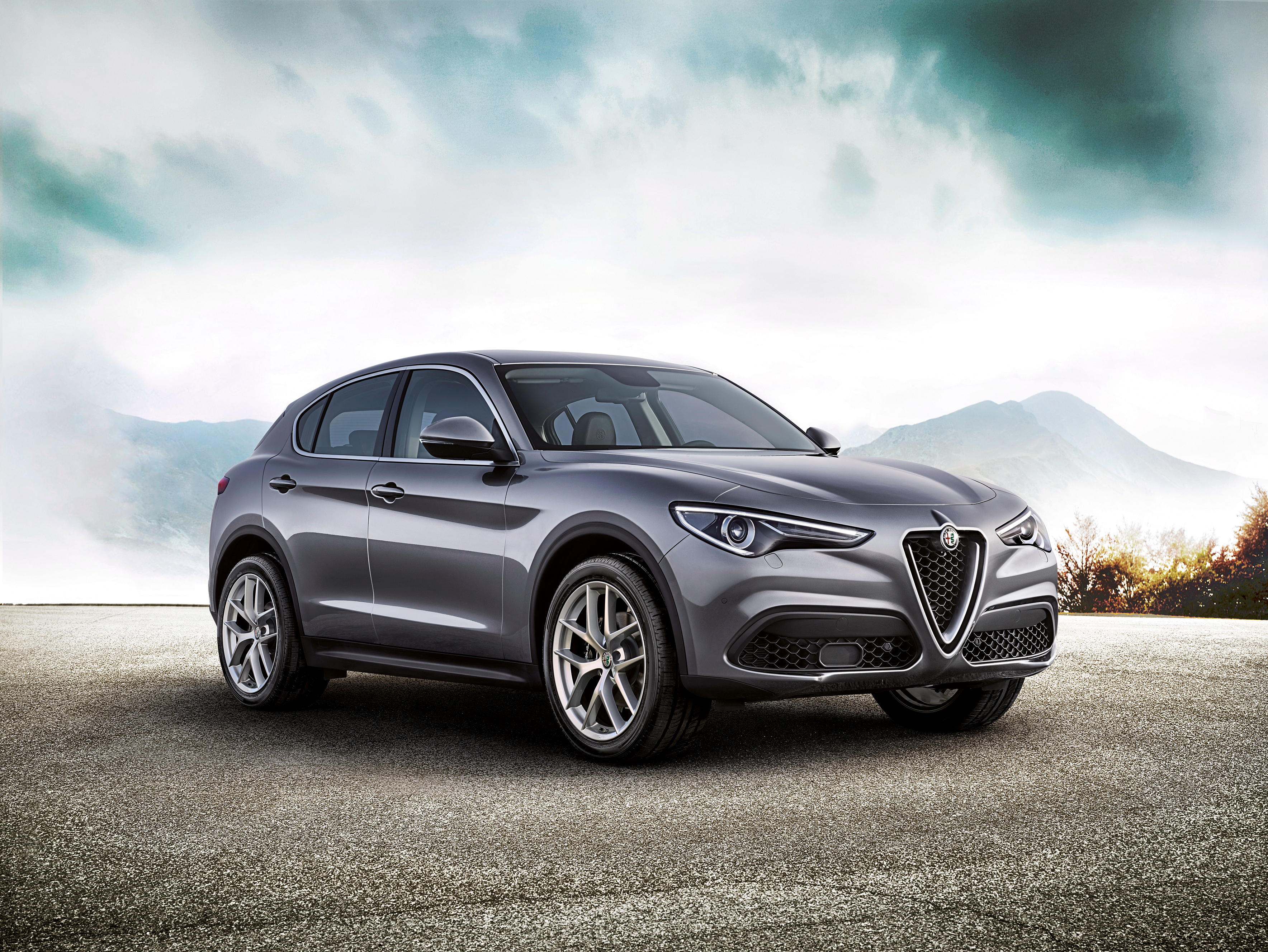 Download Silver Car Car SUV Alfa Romeo
