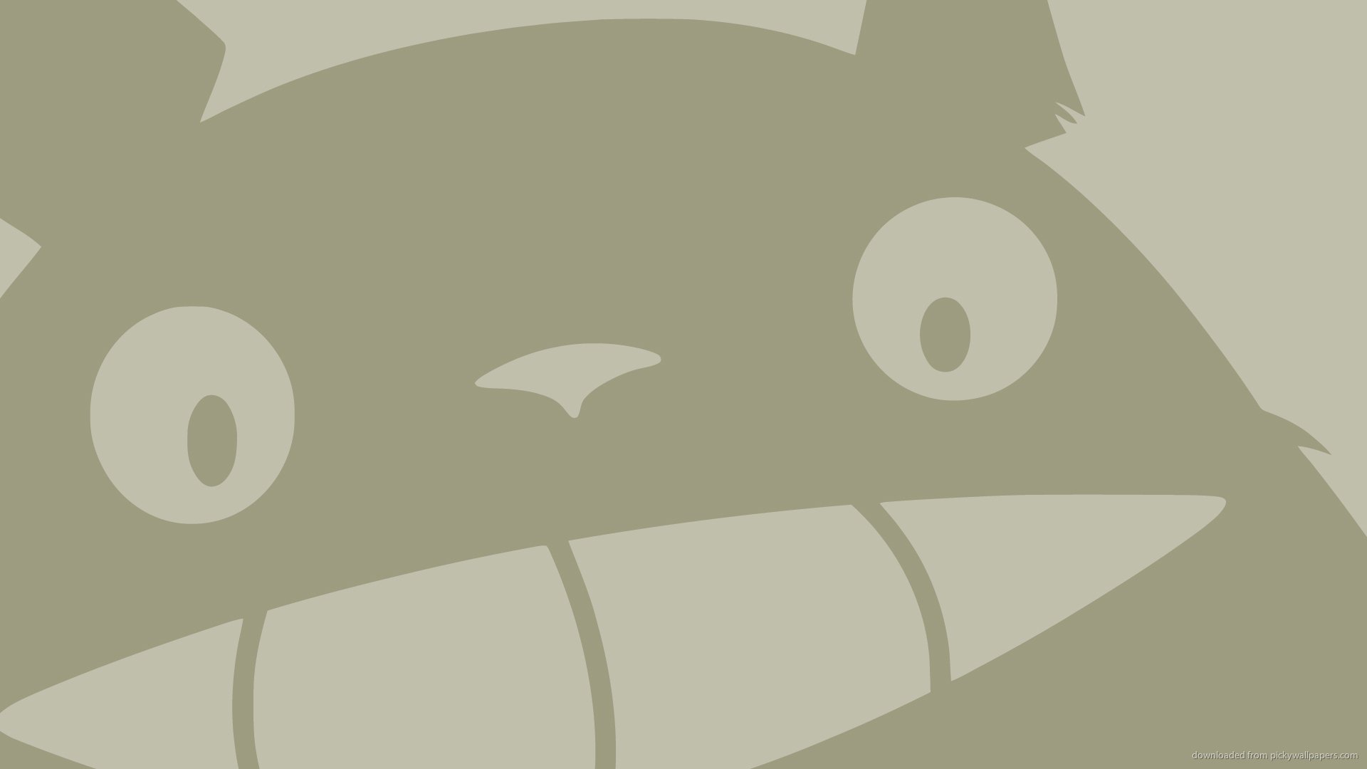My Neighbor Totoro Minimalist HD Wallpaper