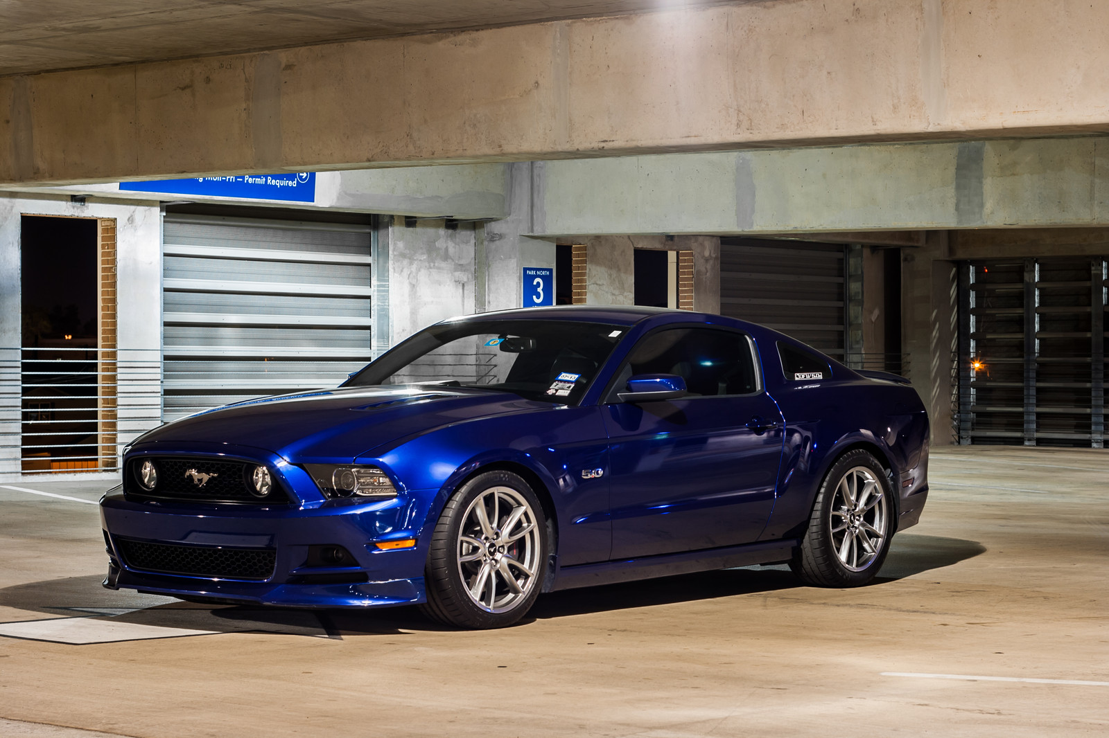 Deep Impact Blue Ford Mustang GT