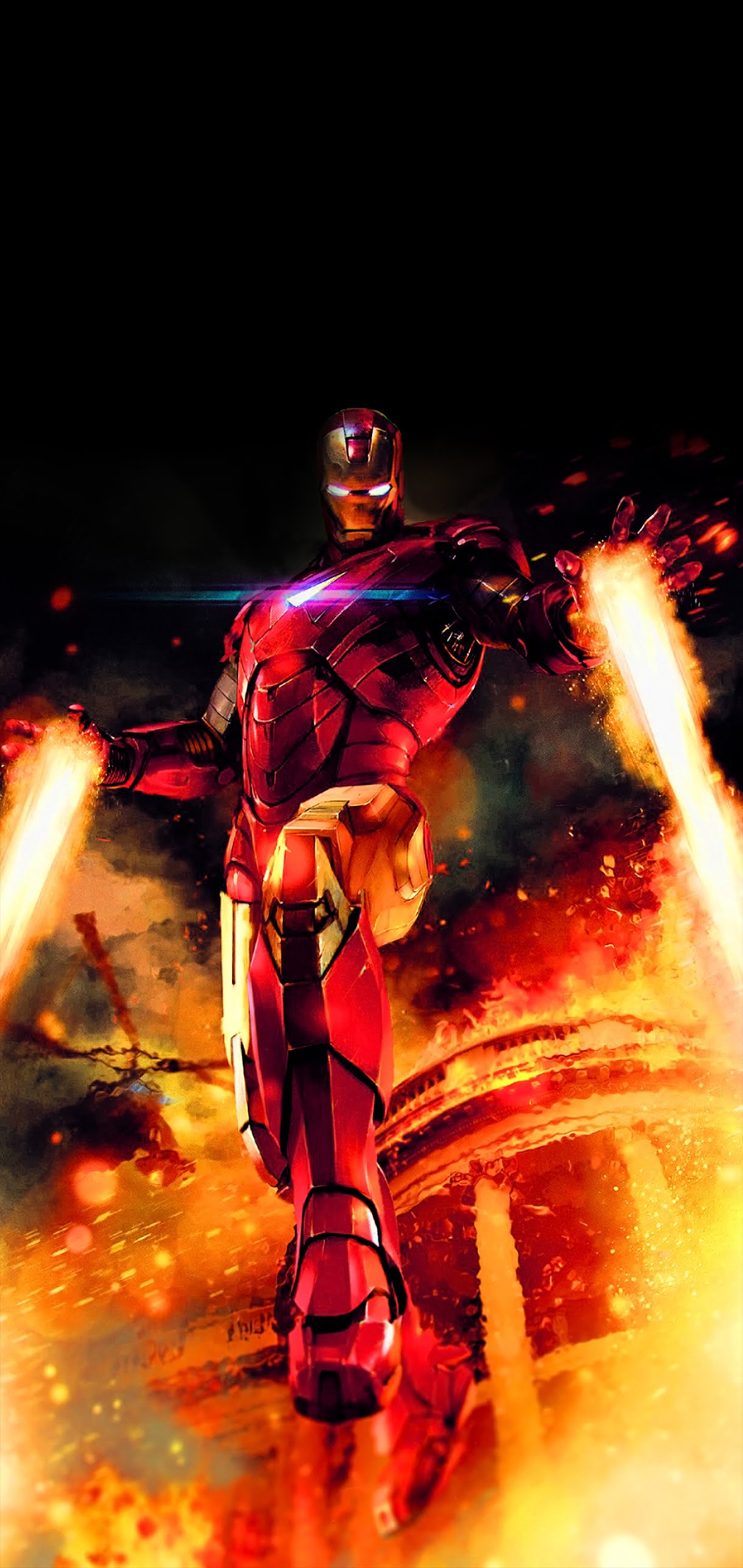 IRON MAN AMOLED WALLPAPER