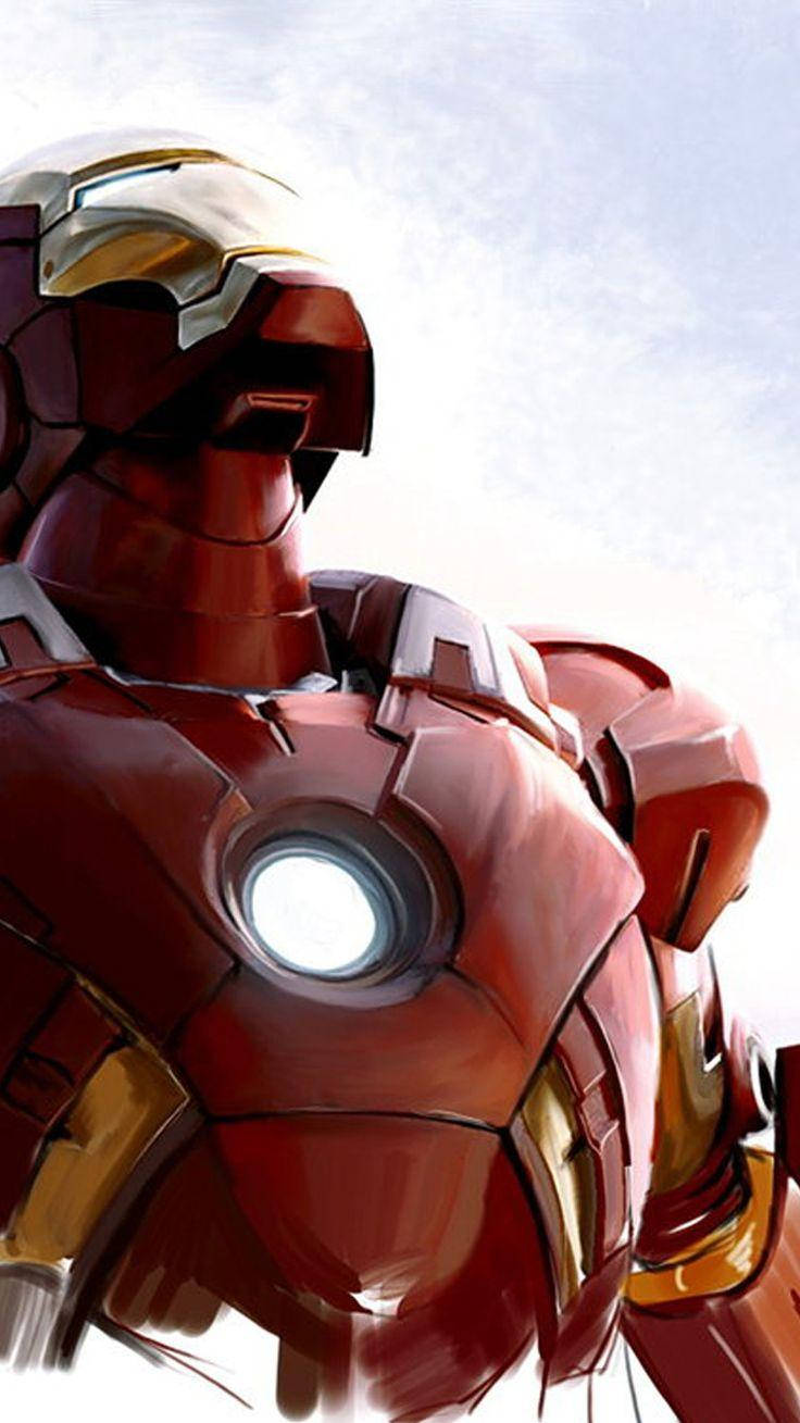 Download Realistic Painting Of Iron Man