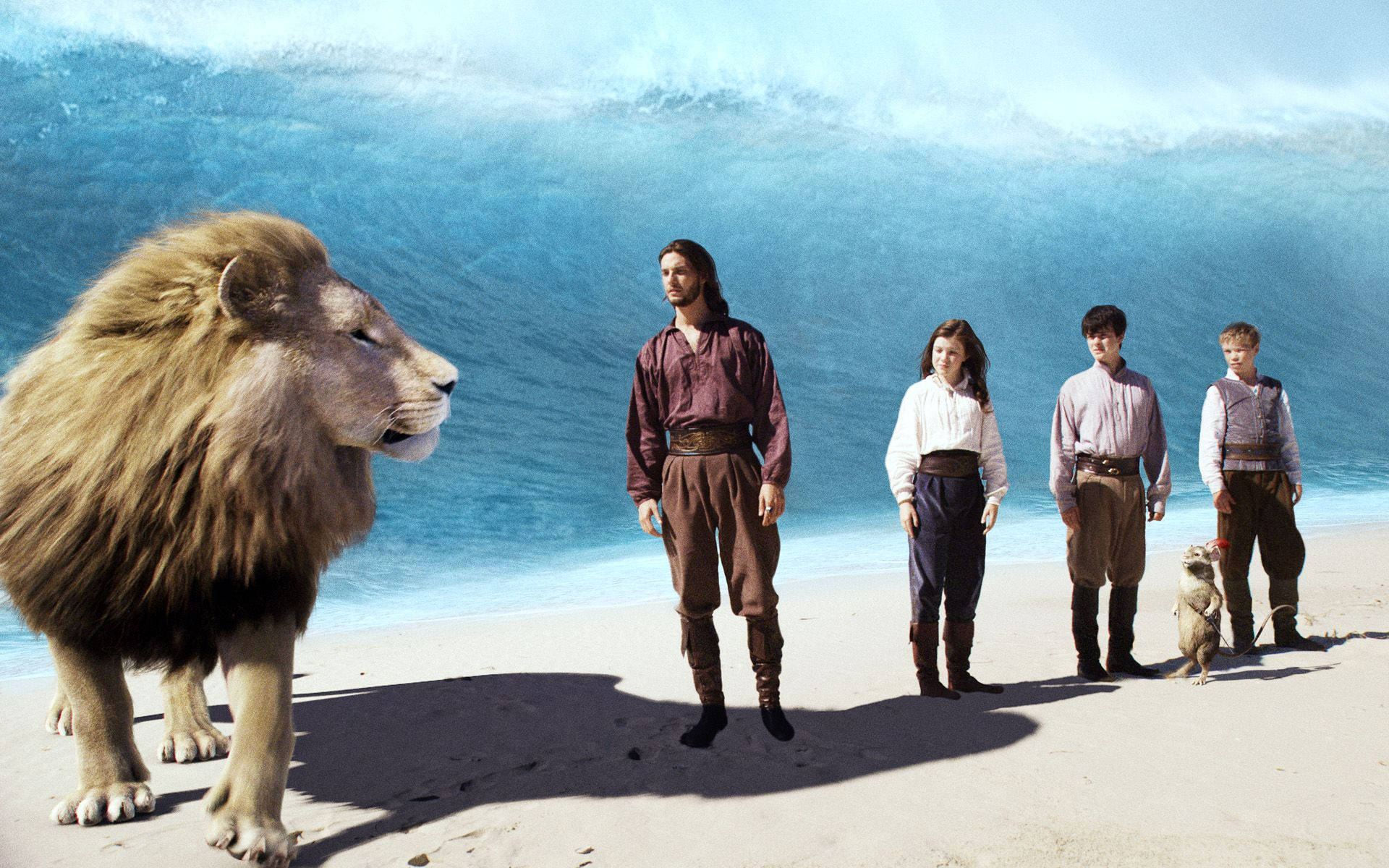 Of Narnia Goodbye Scene Wallpaper