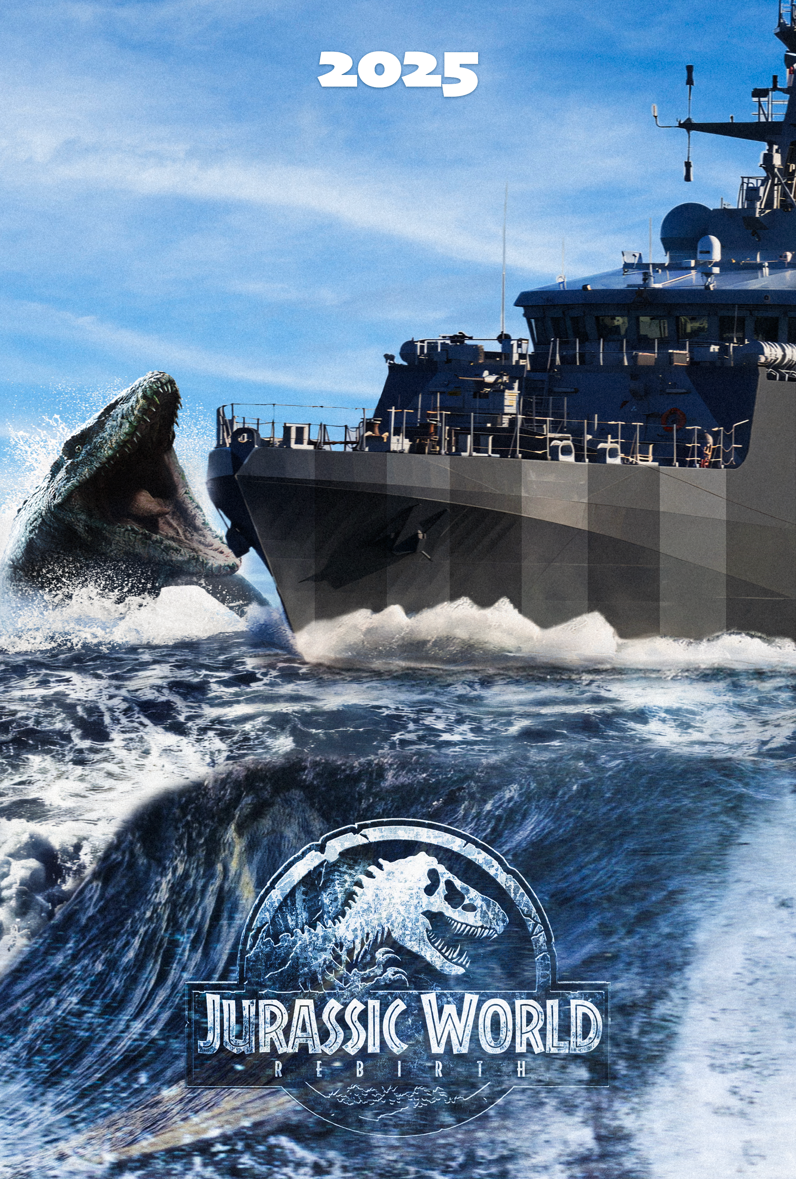 Mosasaurus fan poster I made