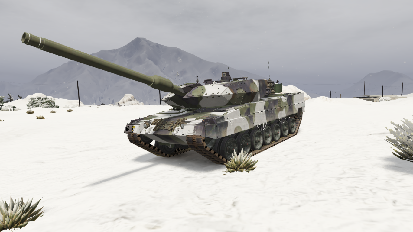 Leopard 2A6 Winter Camo