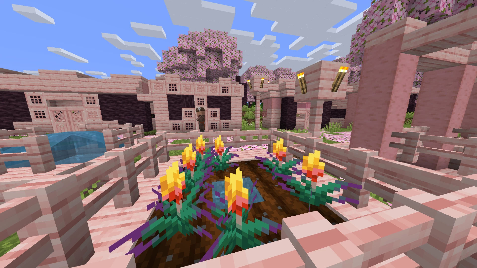 Minecraft 1.20 Blossom Biome Village