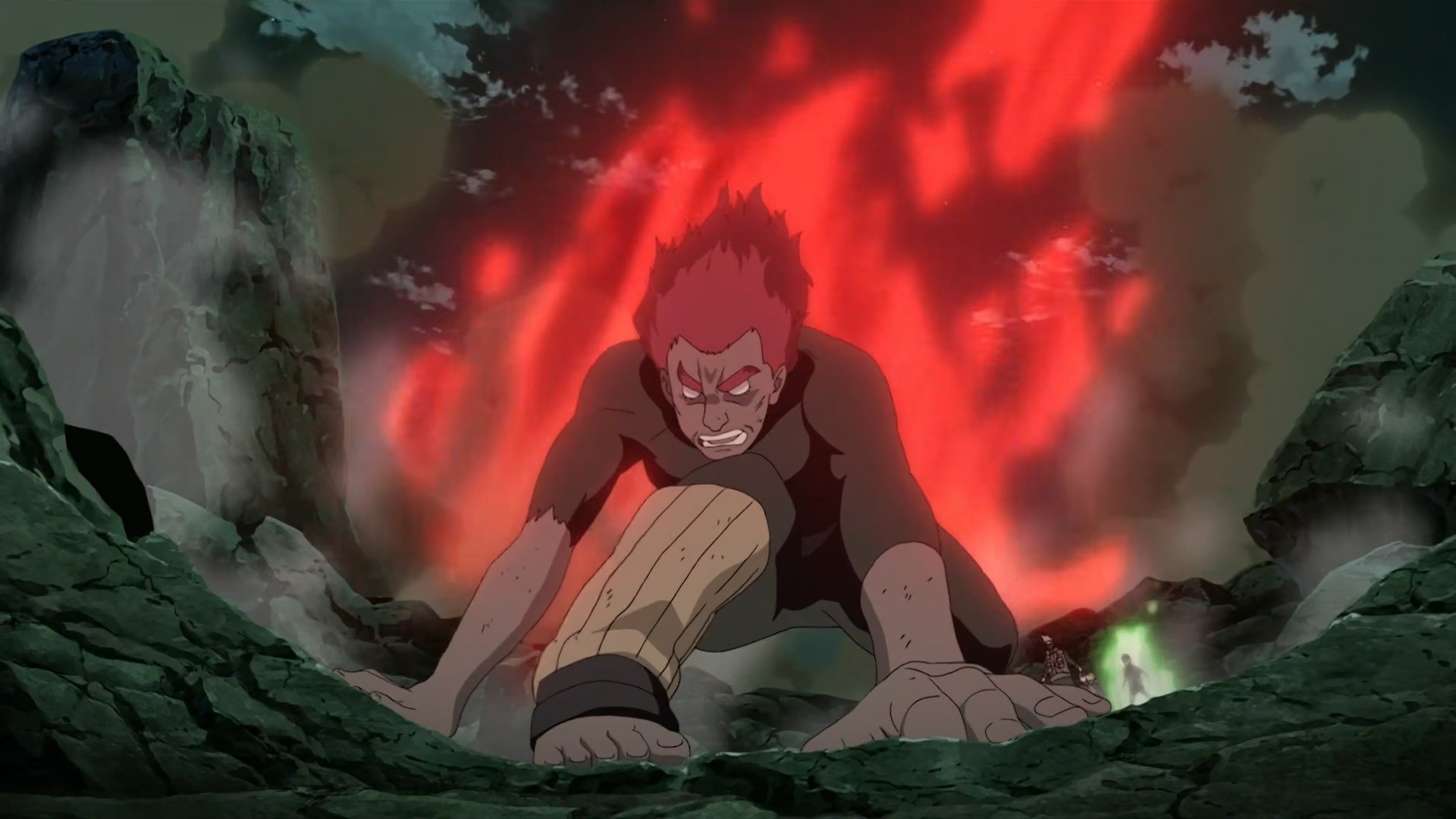 Download Anime Naruto Might Guy Eight Gates (Naruto) Rage Anime HD Wallpaper