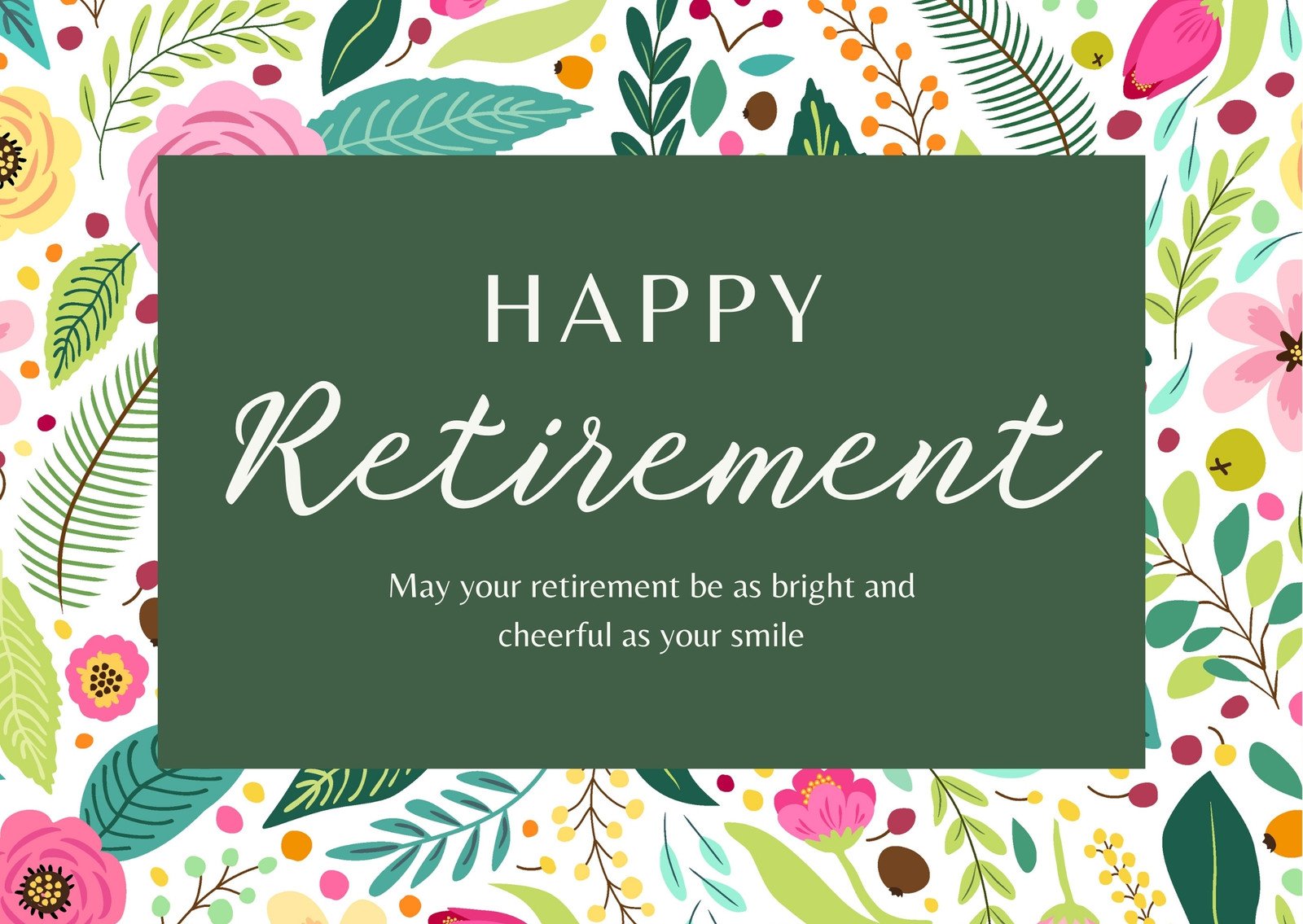 Free printable, retirement