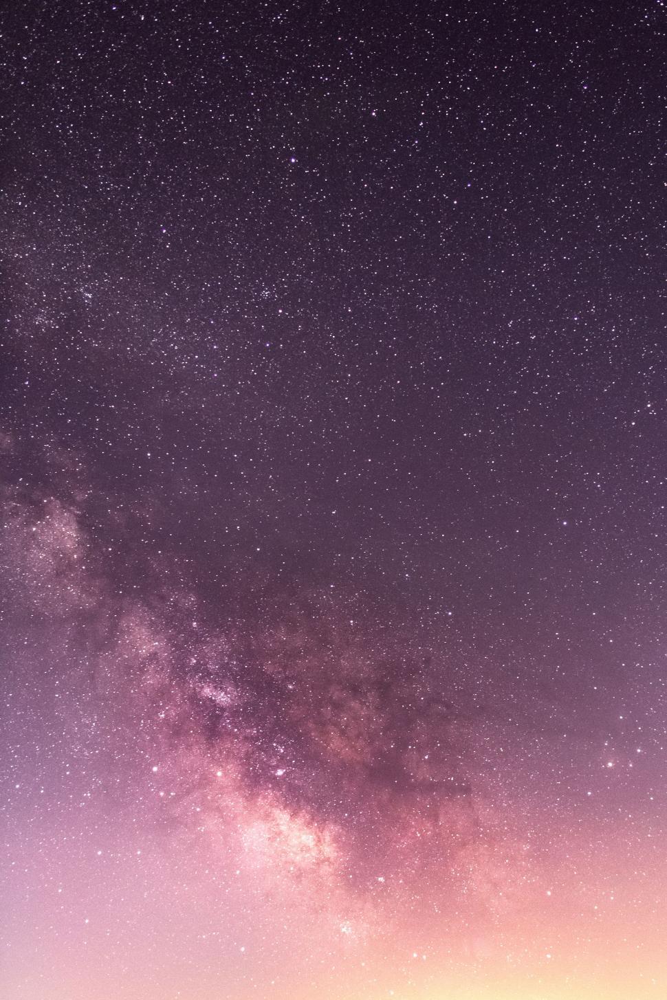 Photo of A starry sky with many stars