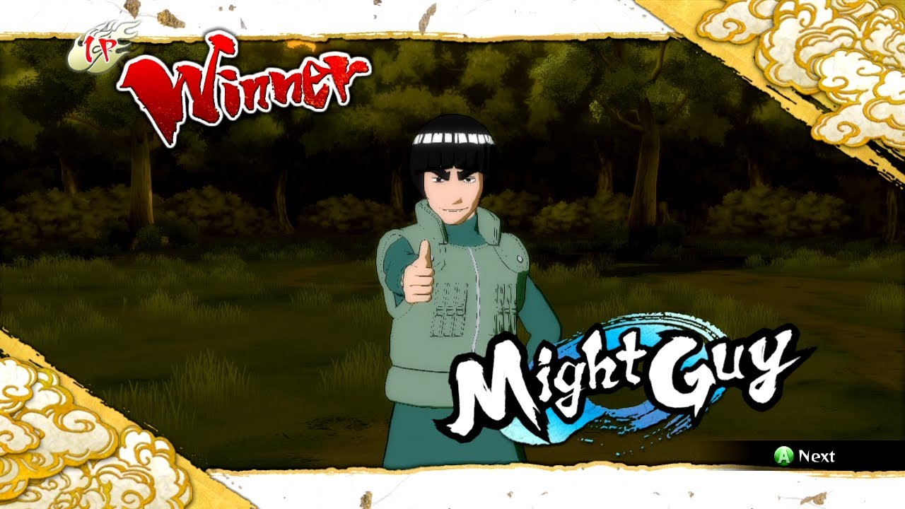 Naruto Ultimate Ninja Storm 3 Might Gai