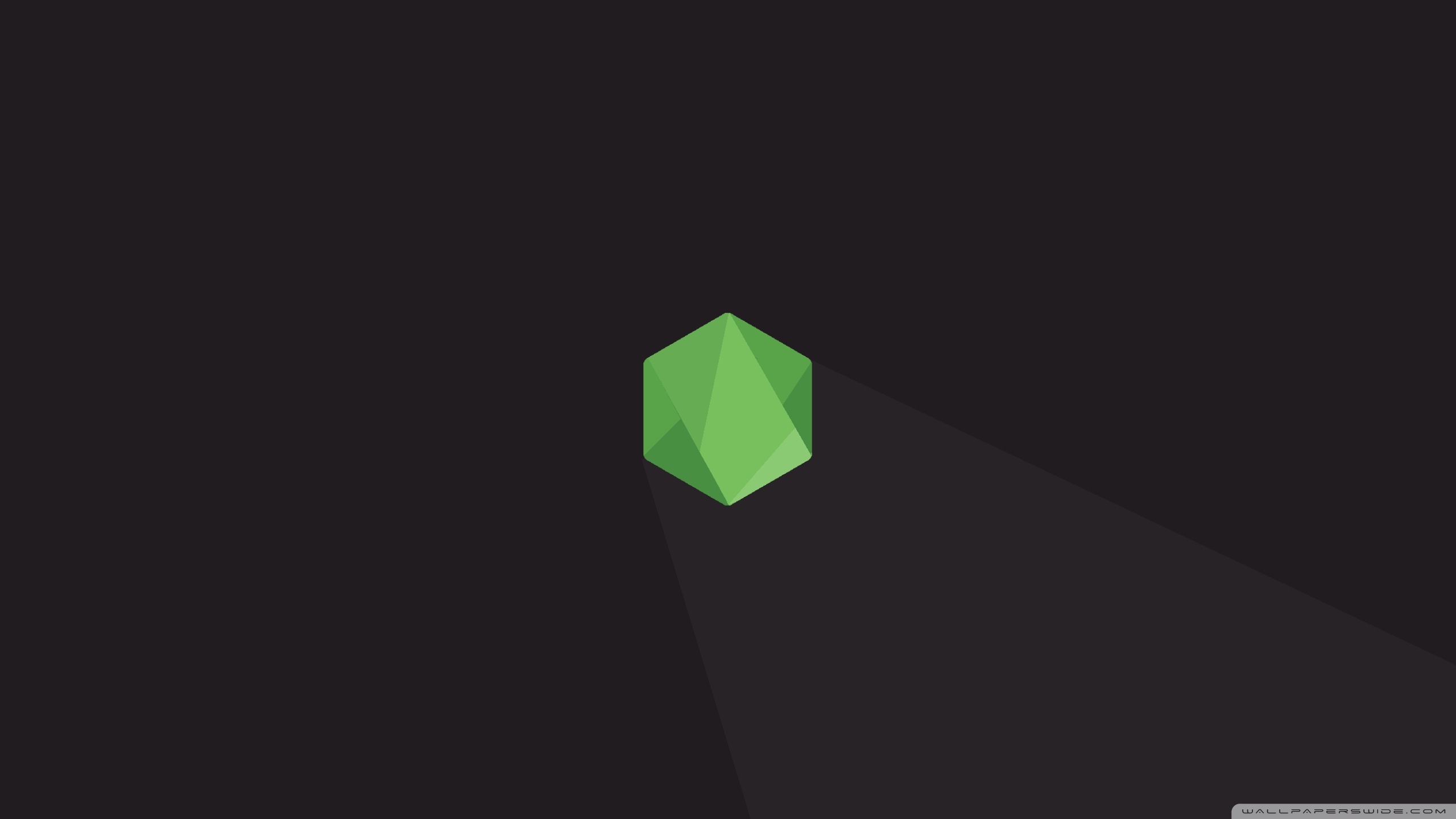 Node.js Hexagon 4K UHD Wallpaper