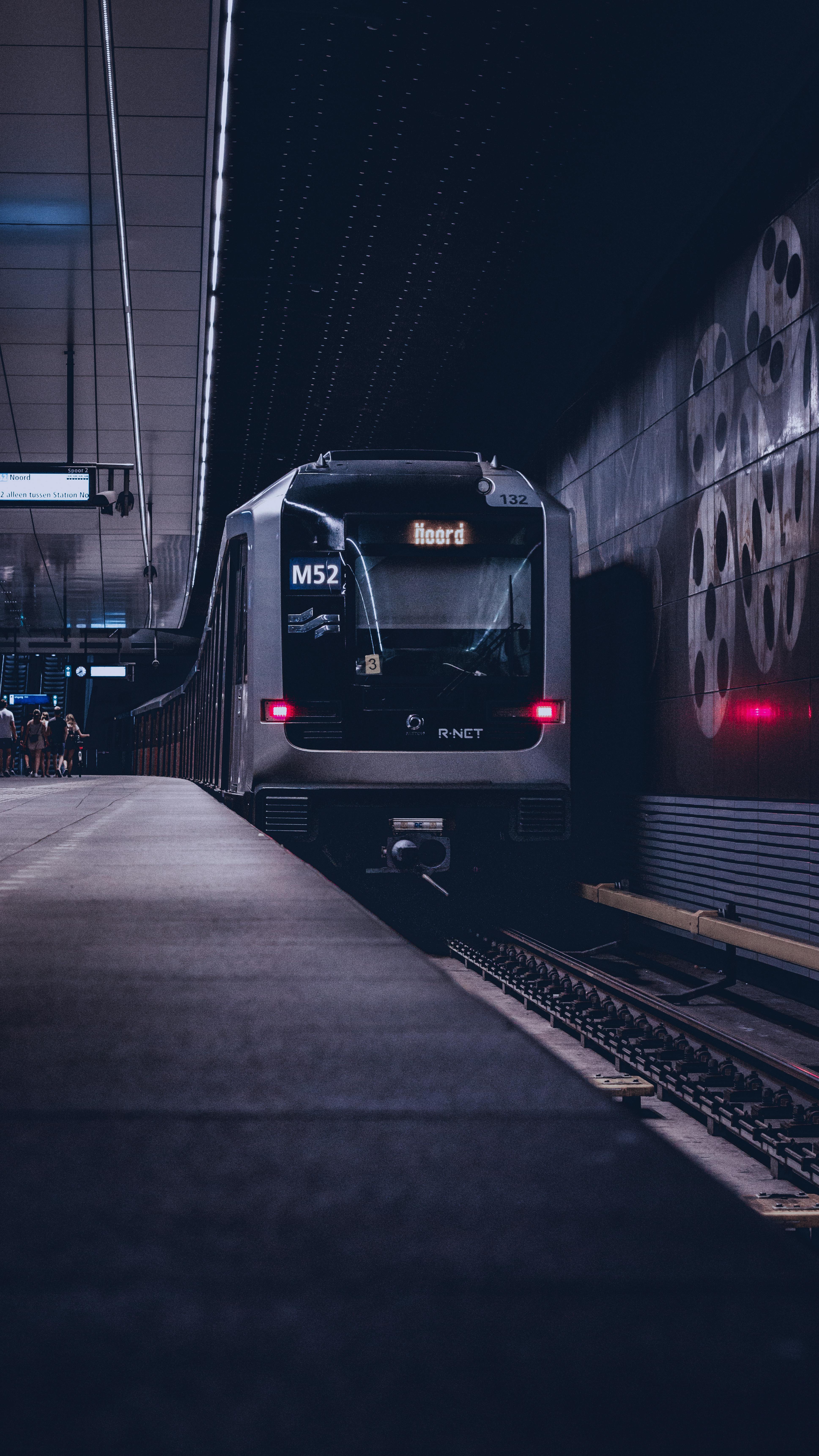 Metro Train on Station · Free