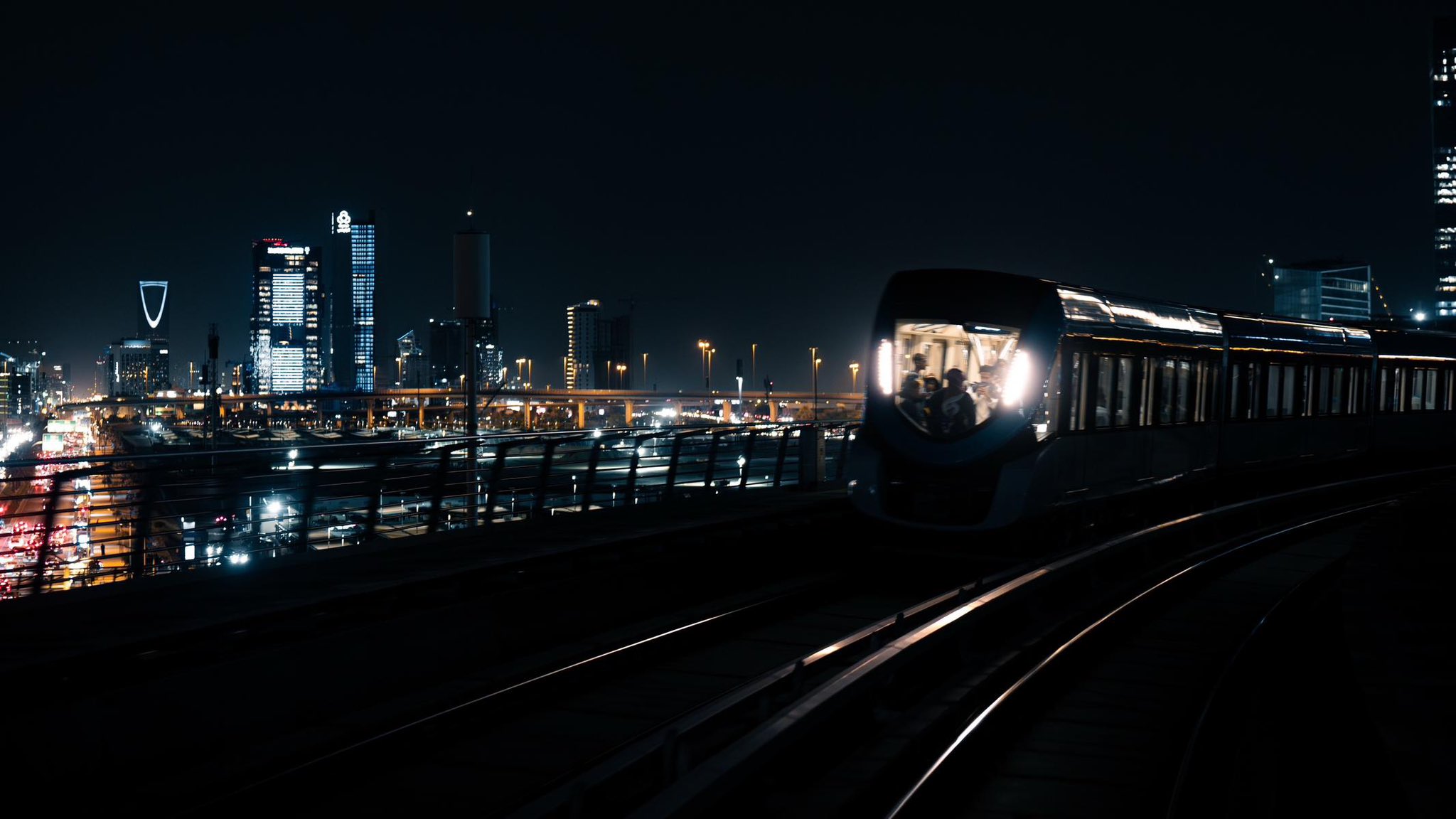 Riyadh metro train