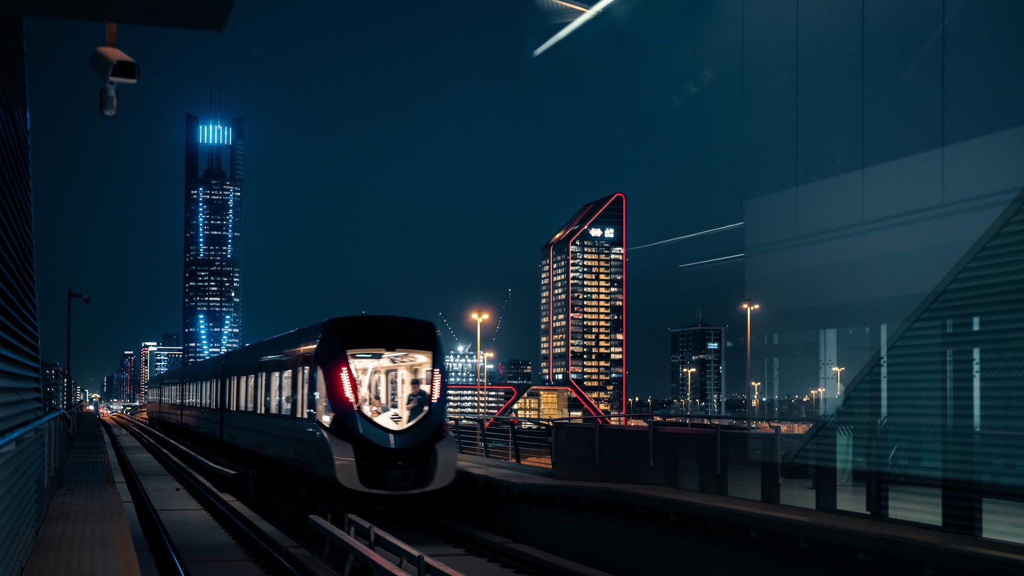 Riyadh metro train