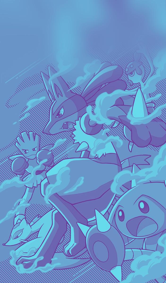 Lucario Full Art Phone Wallpaper