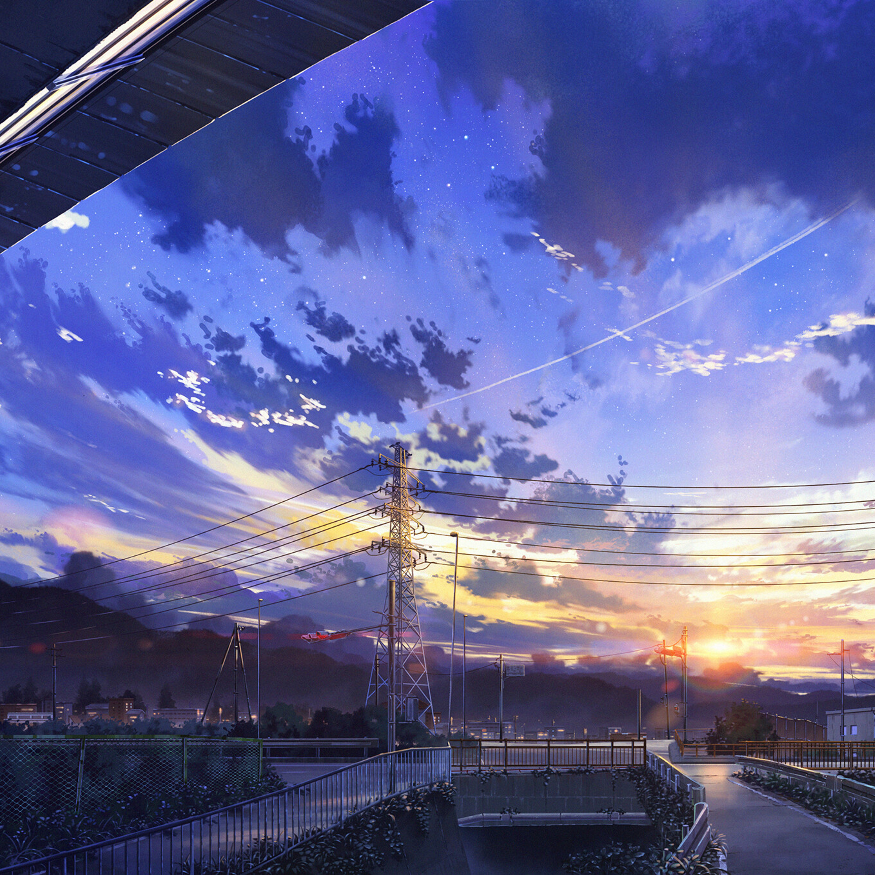 Japan City Digital Art iPad