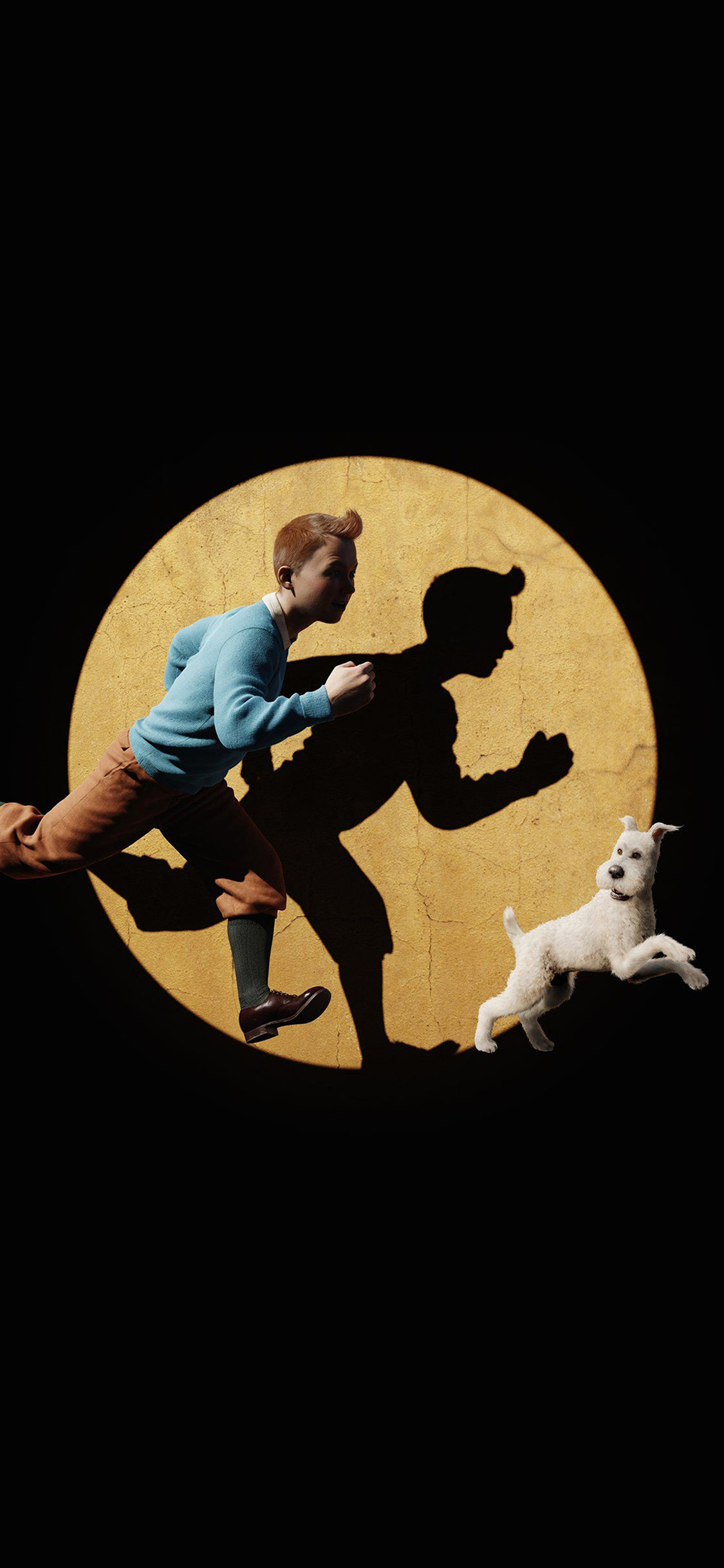 Tintin 3D Art Dark Illustration