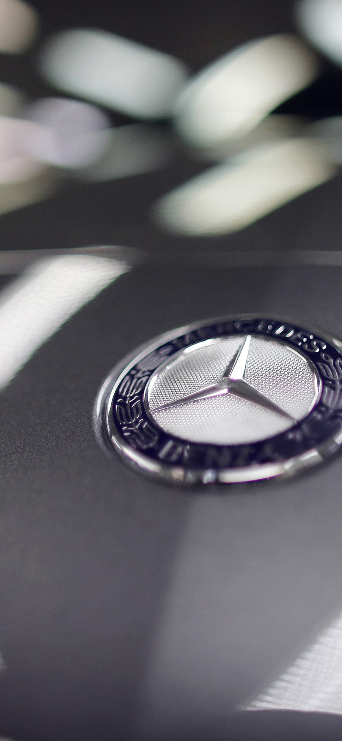iPhone wallpaper. benz logo car art