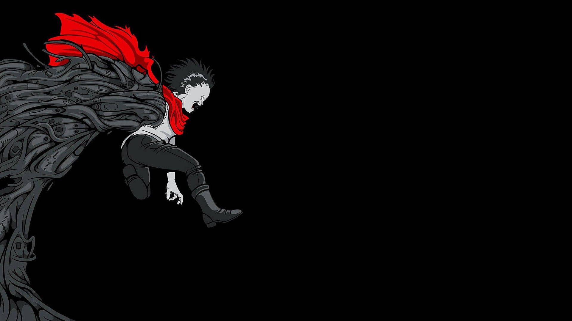 Black Red Akira Tetsuo Fan Art