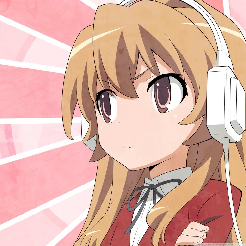 Anime Girl With Headphones 4K UHD