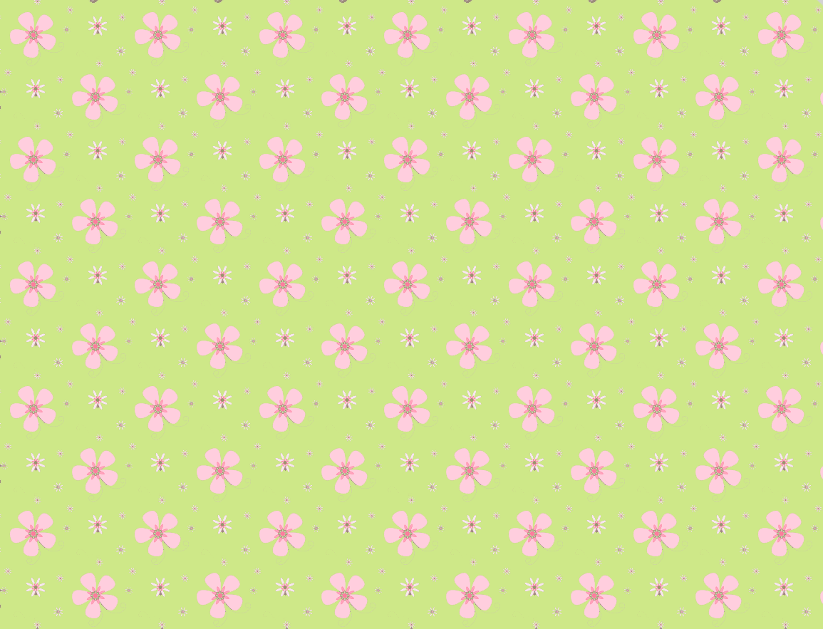 Green Pink Flower Wallpaper Free