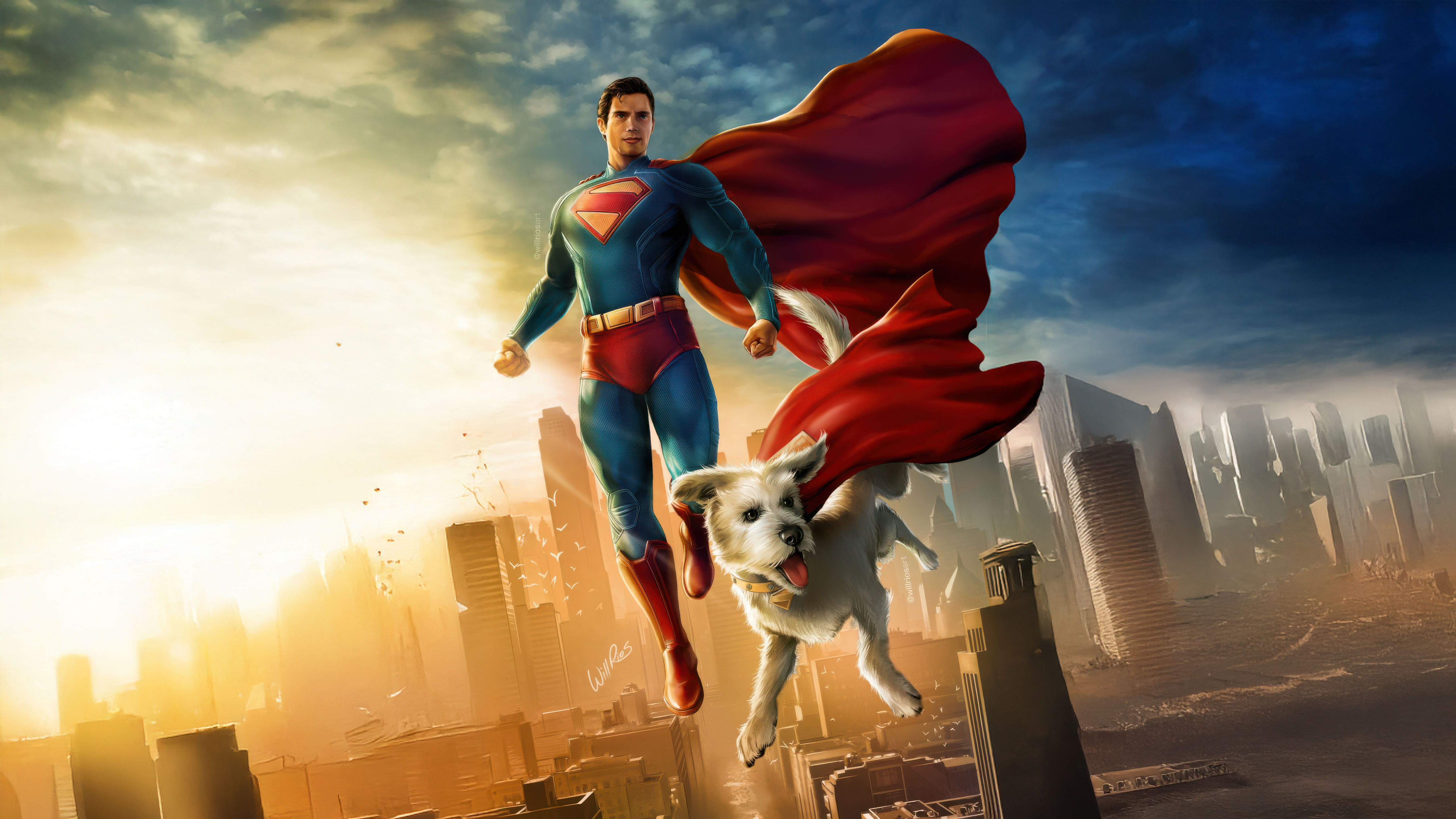 Superman And Krypto Iconic Look