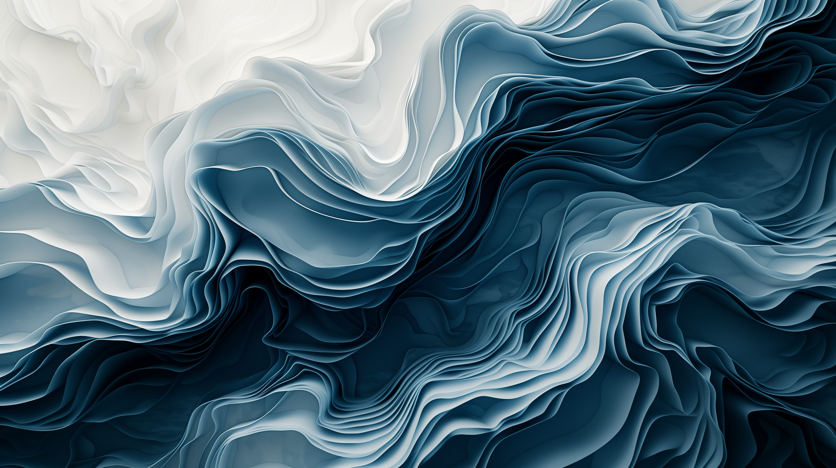 Abstract Wave Duotone HD Wallpaper