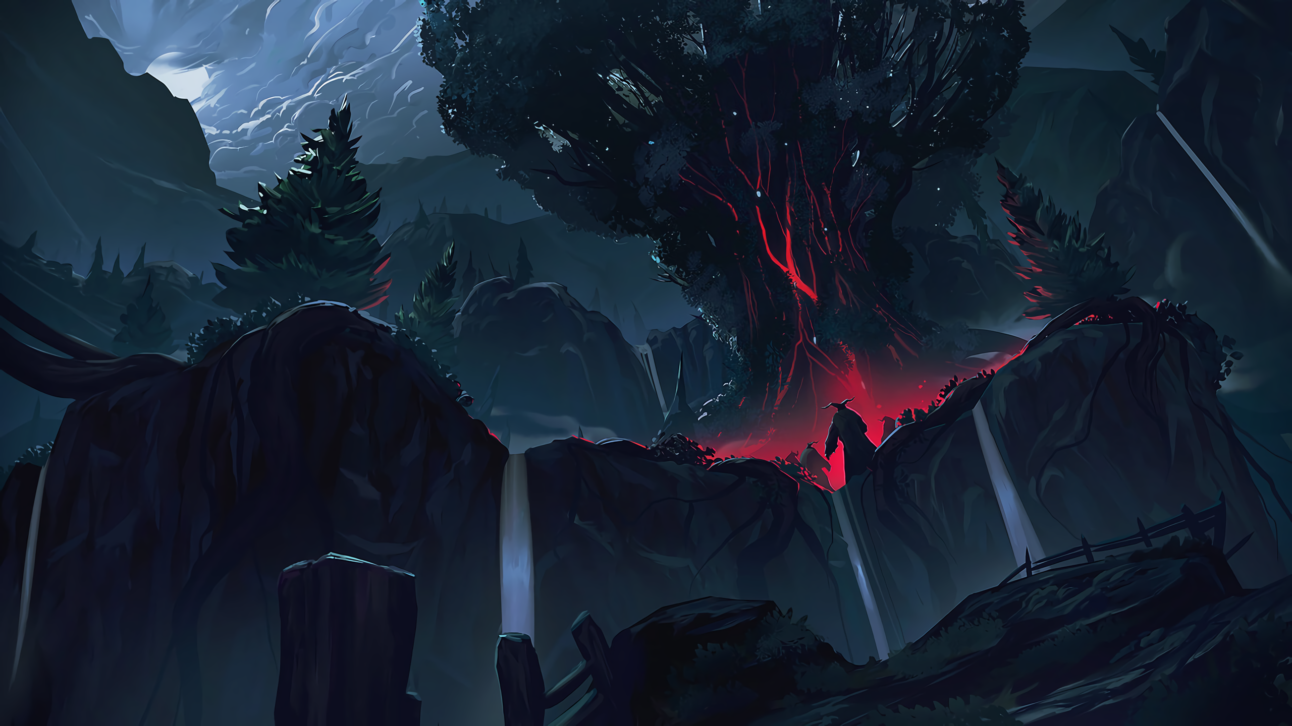 Dark Fantasy Realm HD Wallpaper