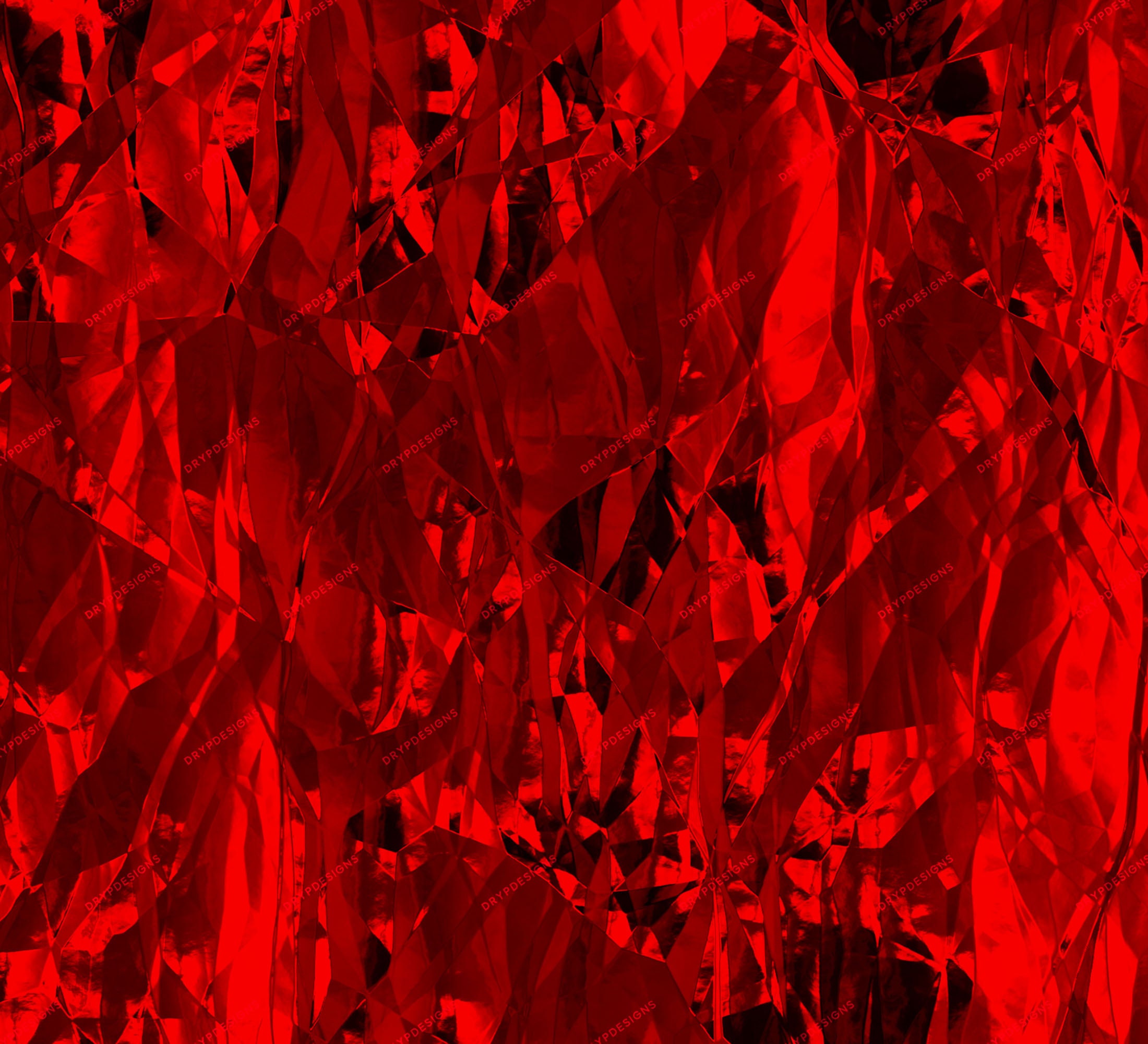 Red Metallic Foil Seamless Background