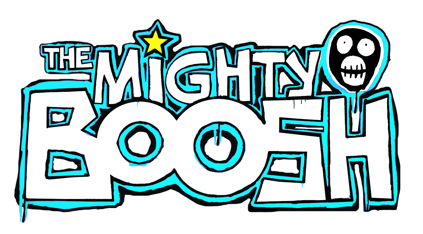 THE MIGHTY BOOSH LOGO. © BBC