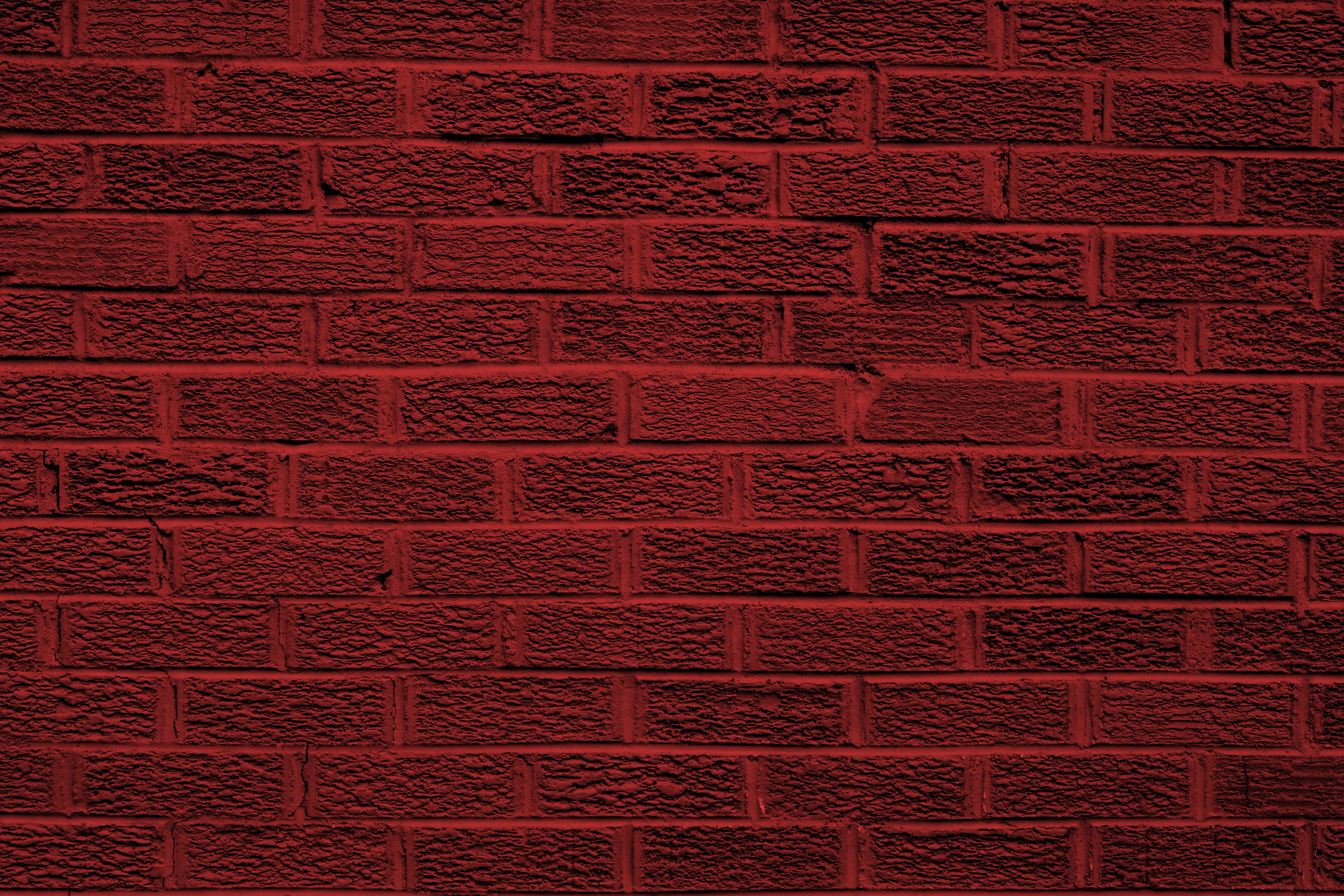 Red Colored Brick Wall Texture