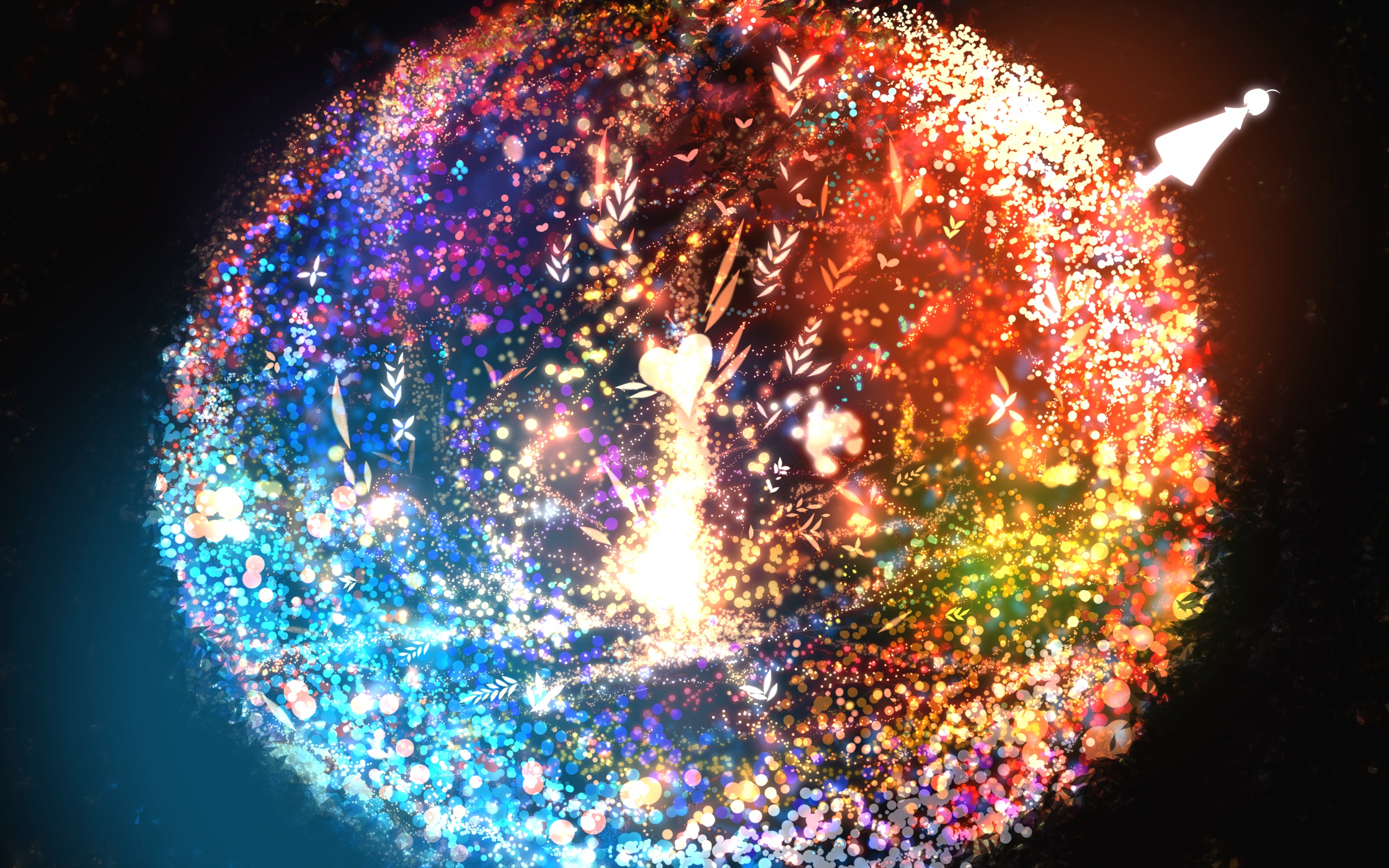 Wallpaper girl, planet, fantasy