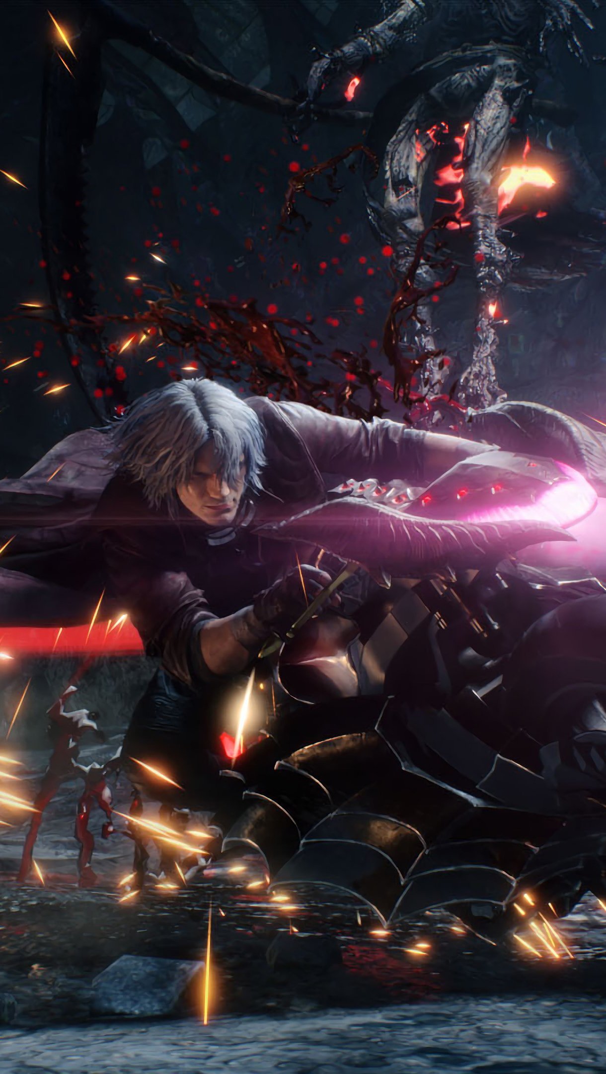 Dante motorcycle Devil May Cry 5 Wallpaper 4k for iPhone and Mobile Phone