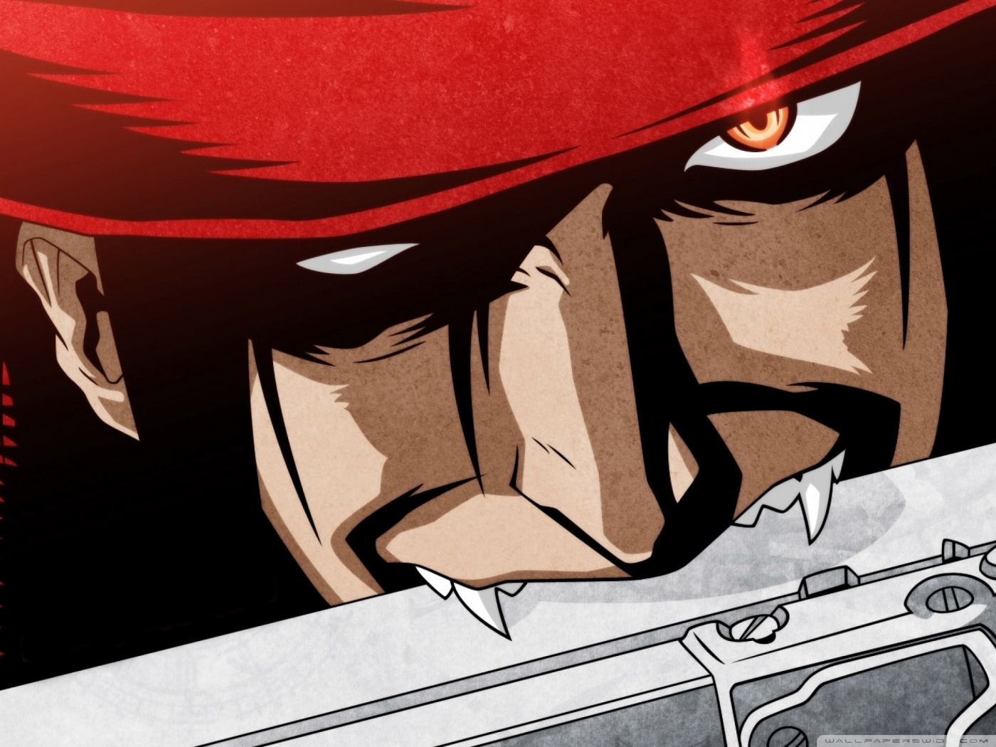 Anime Vampire Guy 4K UHD Wallpaper