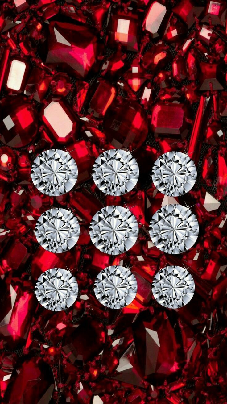 Ruby iPhone pattern lock screen wallpaper