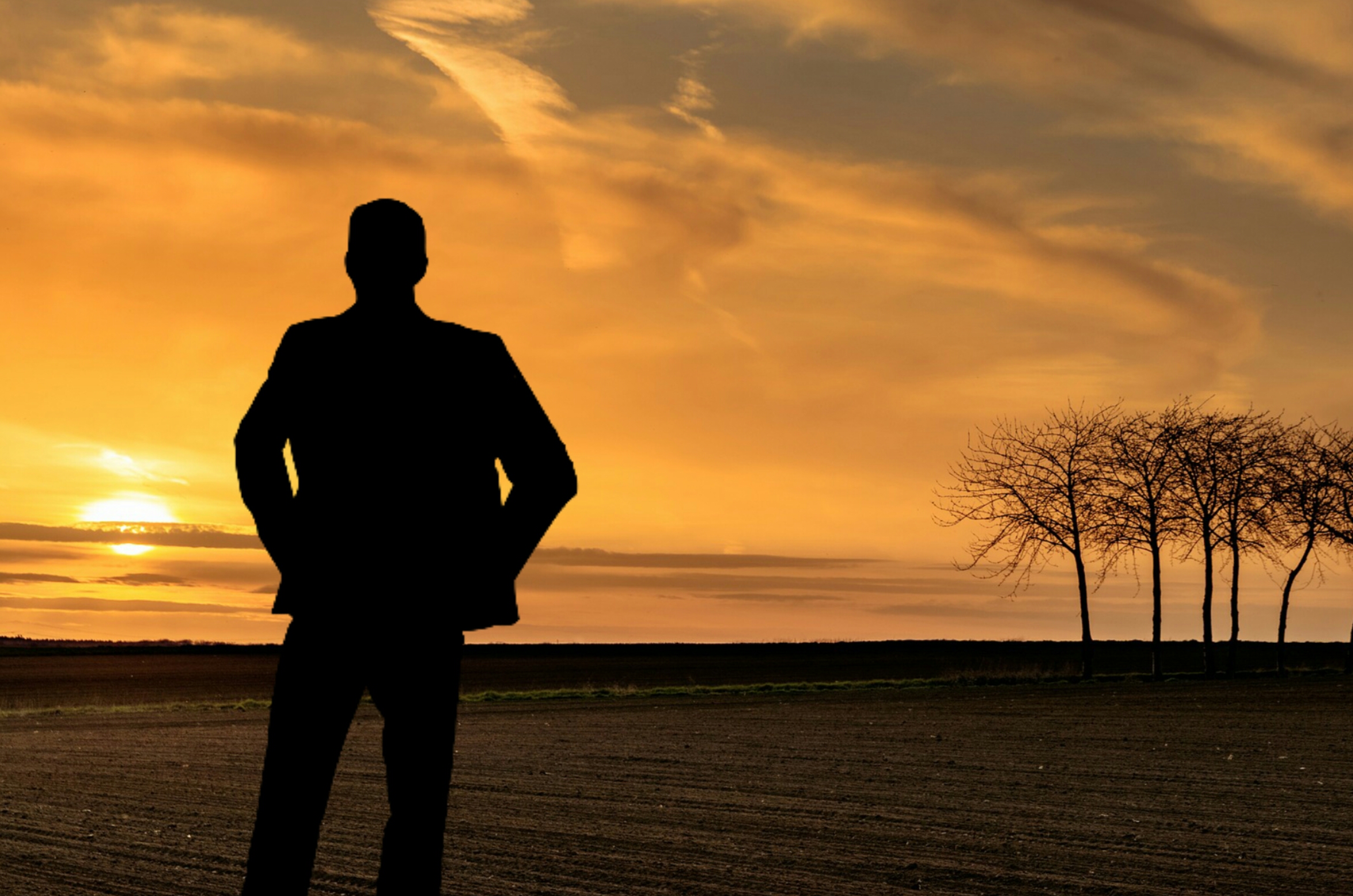 nature, dusk, evening, sky, landscape