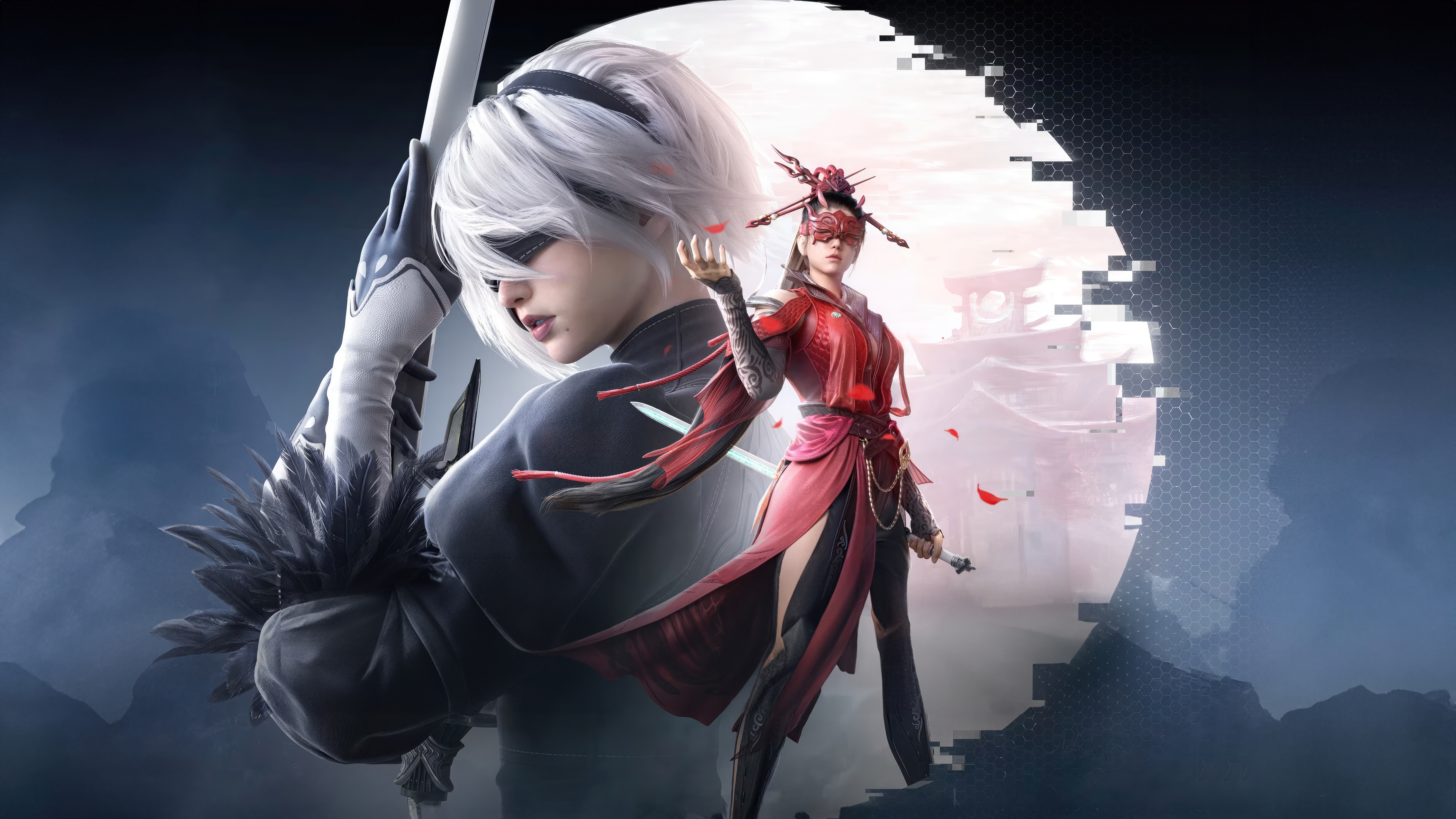 Naraka Bladepoint X Nier Crossover 5k