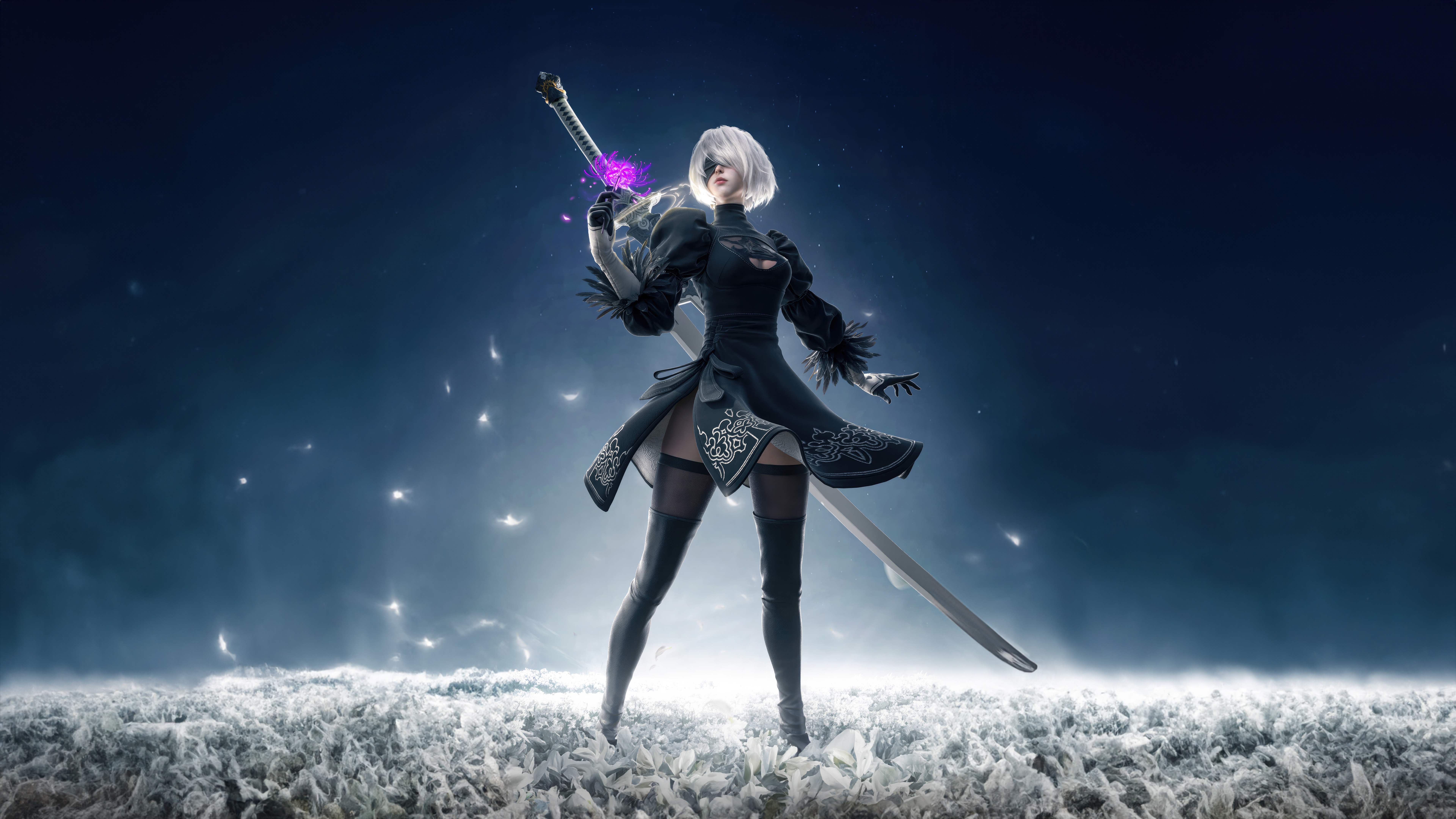 Naraka Bladepoint X 2b Nier Automata 8k