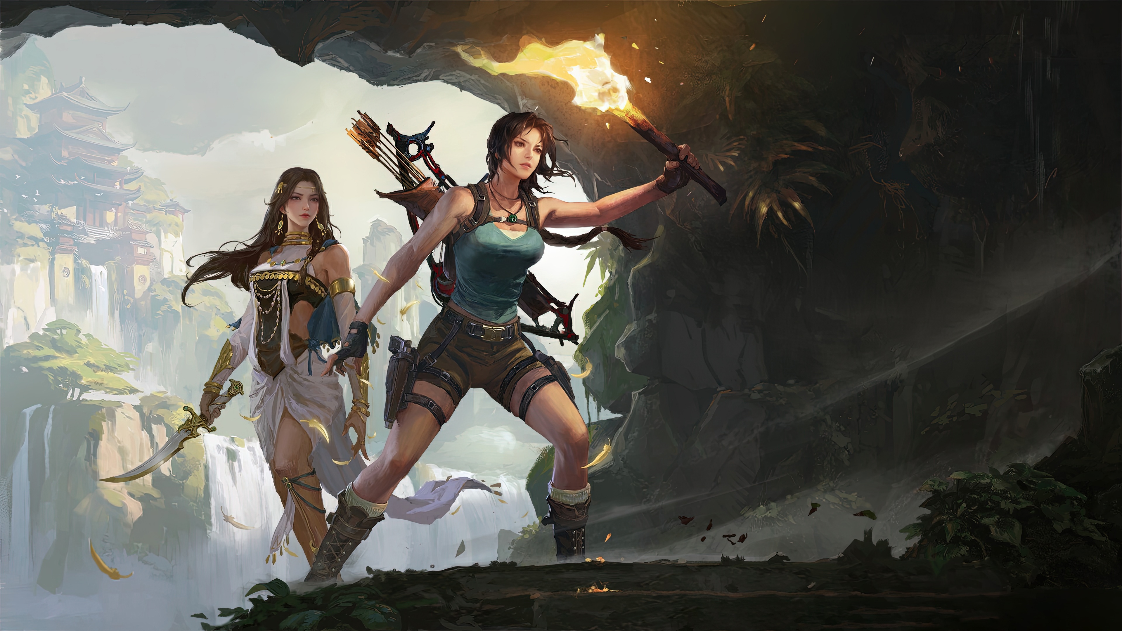 Wallpaper tomb raider, naraka