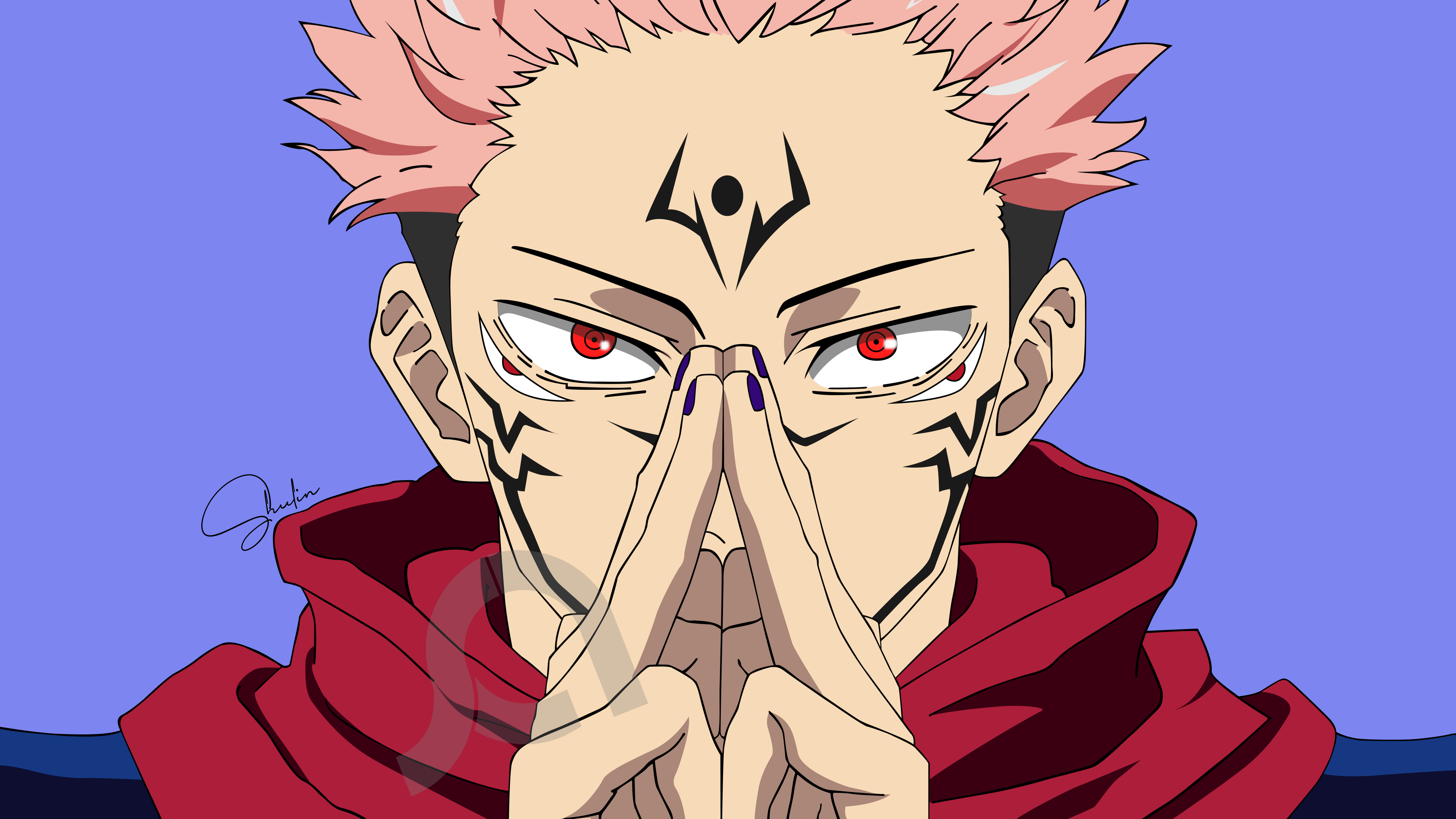 Ryomen Sukuna in Jujutsu Kaisen 8K