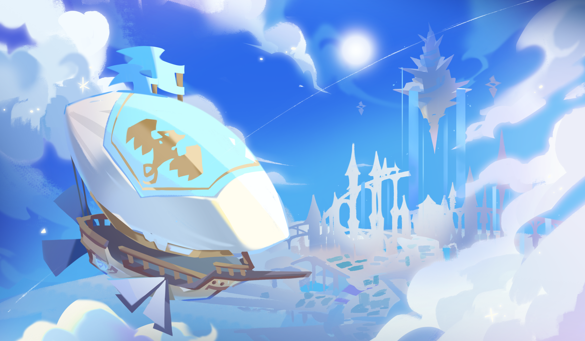 Epic Sky Voyage RUN: KINGDOM HD Wallpaper Celebration