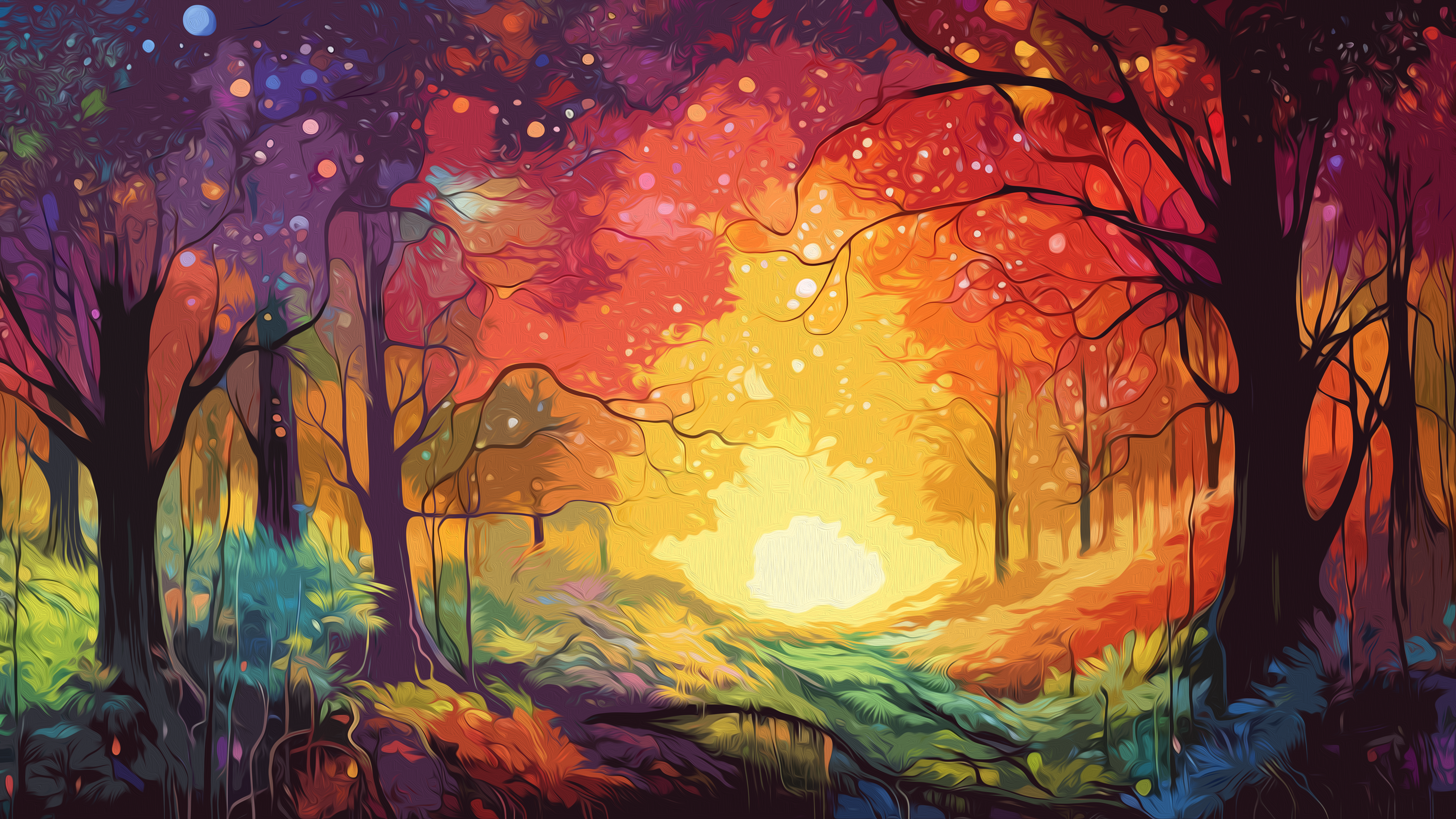 WALLPAPER 4K FOR PC COLORFUL