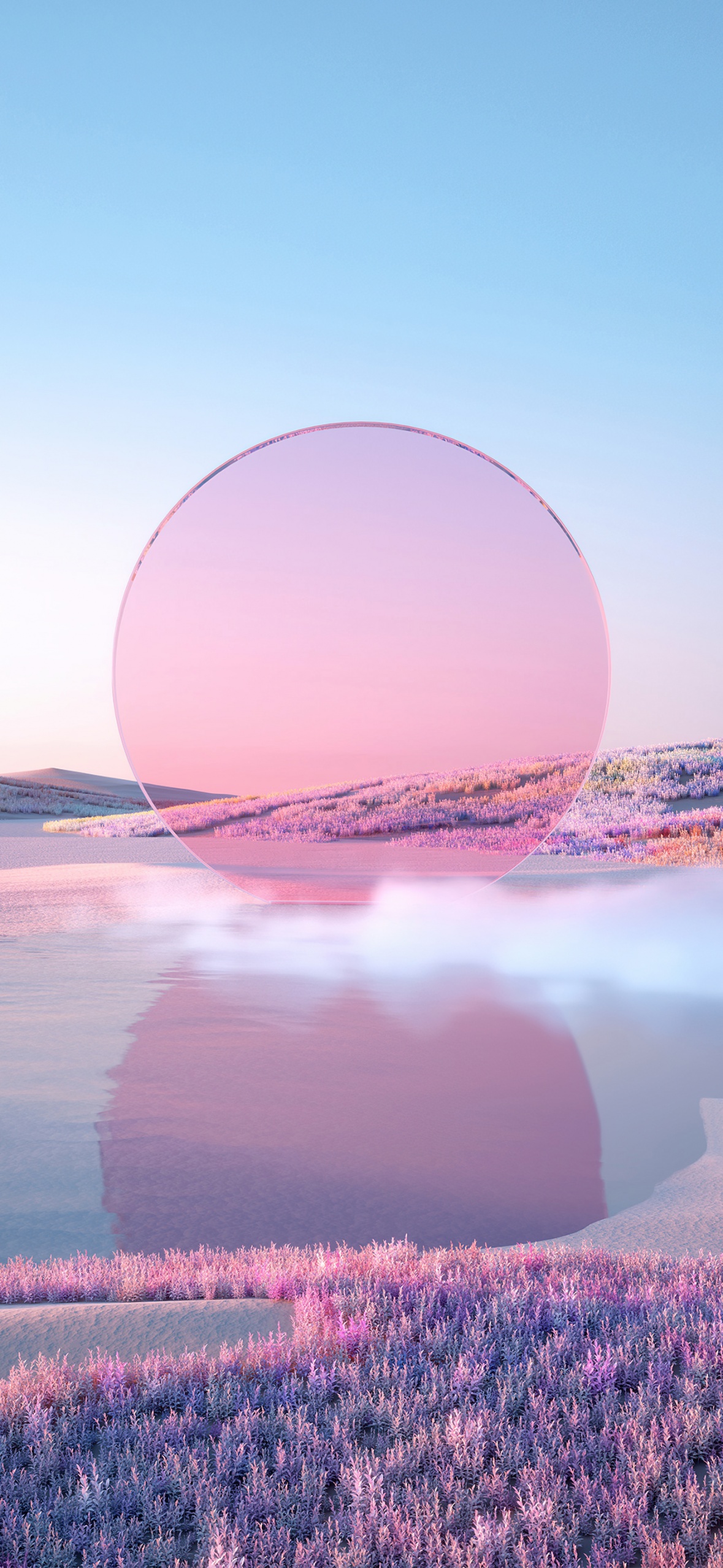 Pink aesthetic Wallpaper 4K, Sunset
