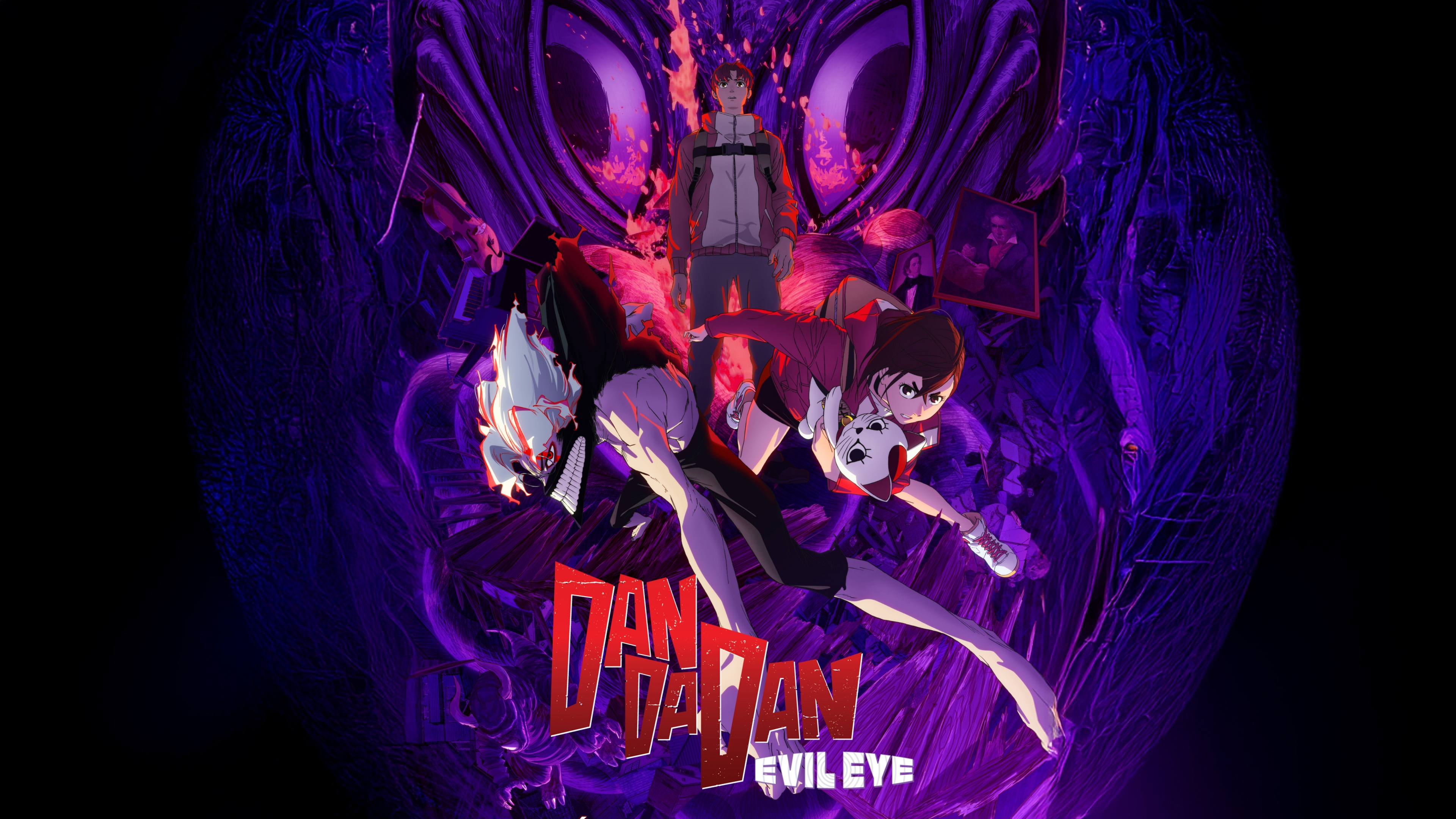 DanDaDan: Evil Eye Wallpaper 4K, 2025, Anime movie, 2025 Movies