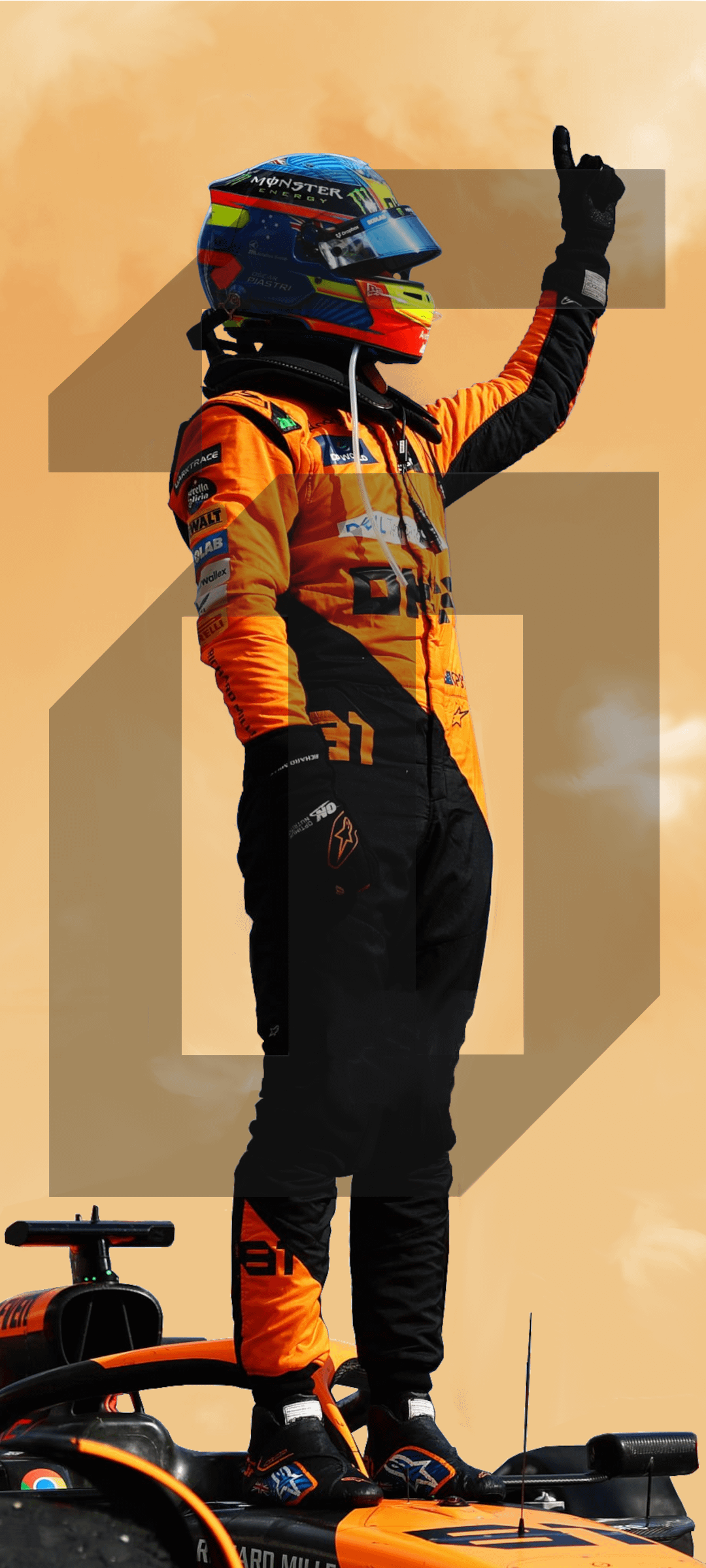 Another Piastri wallpaper, r