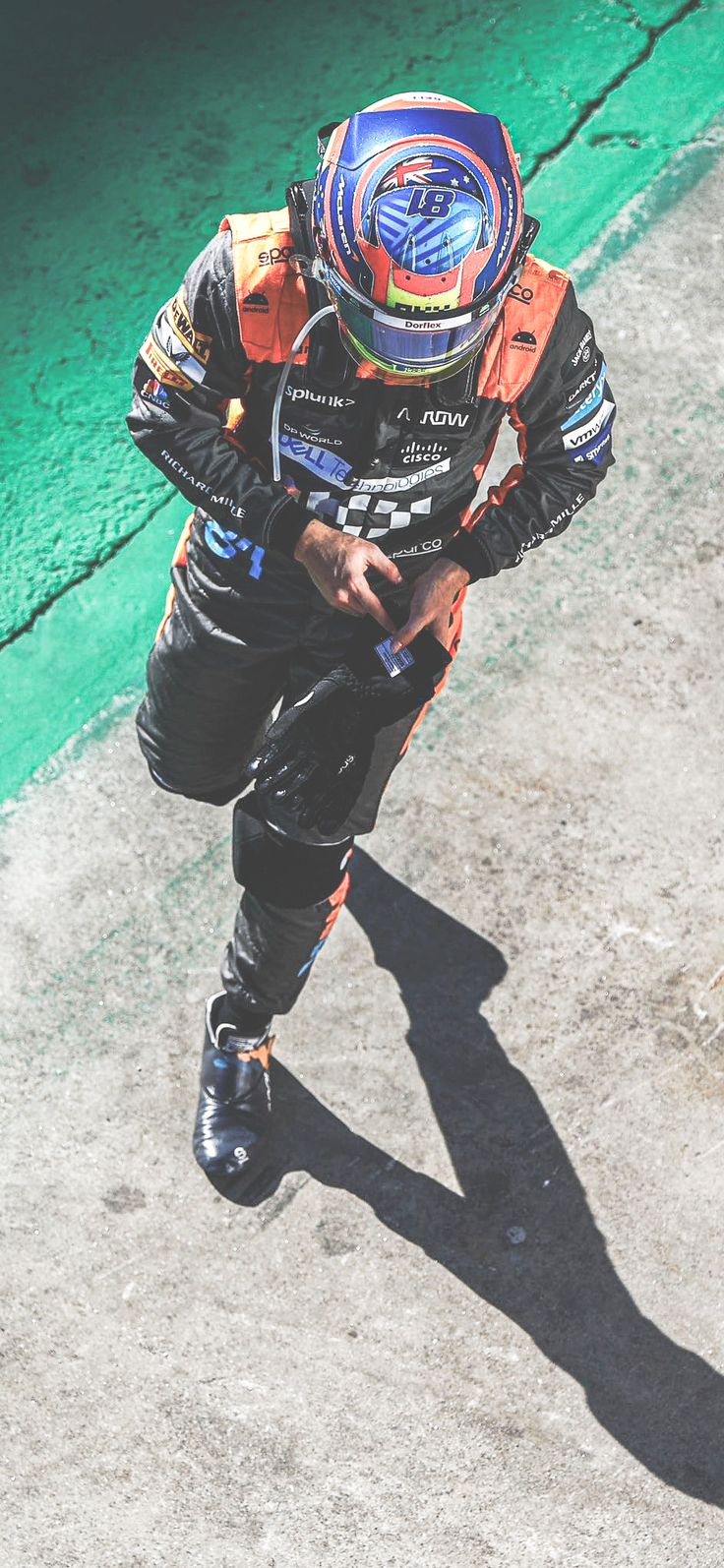 Oscar Piastri McLaren Brazilian Grand Prix 2023 iPhone Wallpaper
